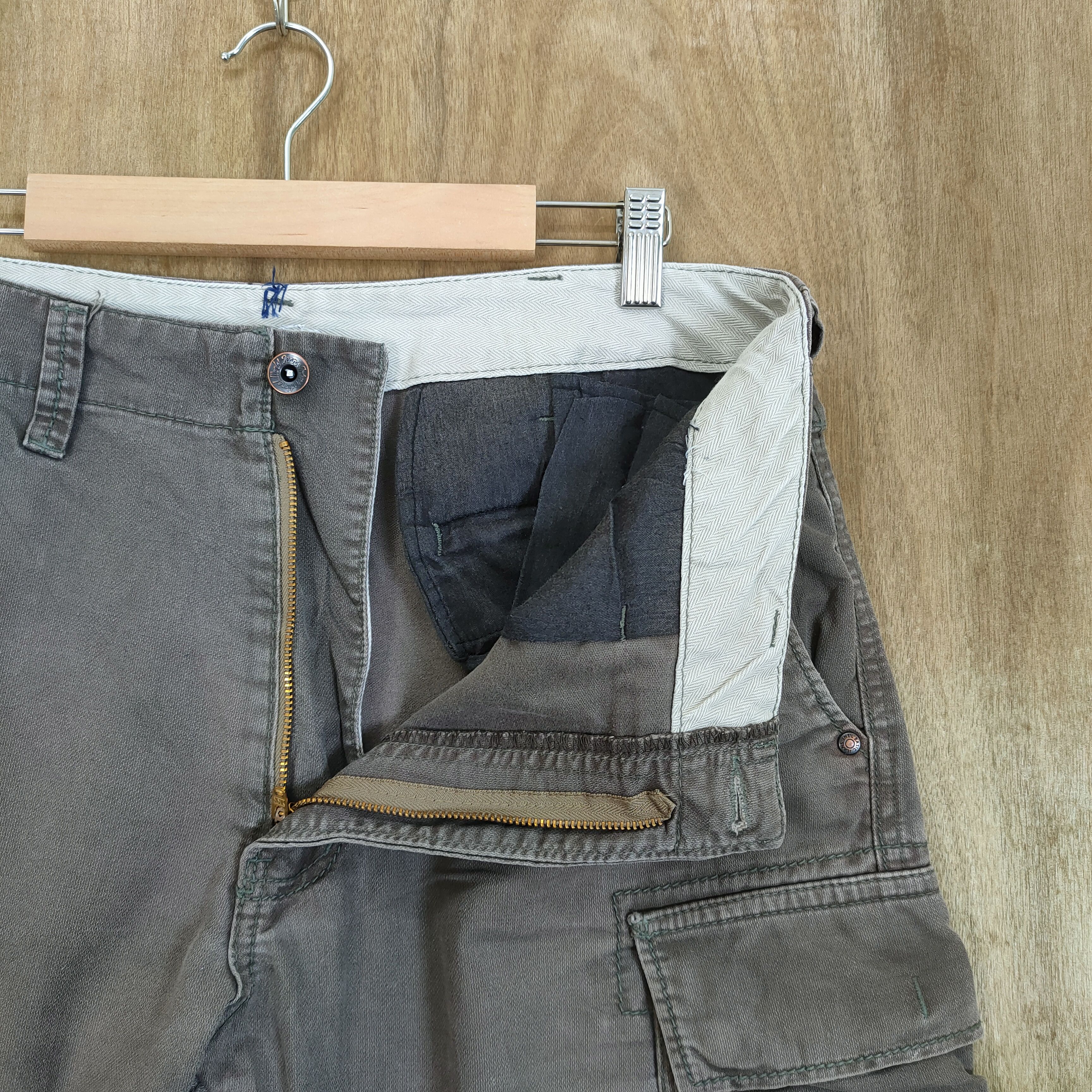 Japanese Brand EVENRIVER FADED WORKWEAR CARGO PANTS Size US 34 / EU 50 - 16 Thumbnail