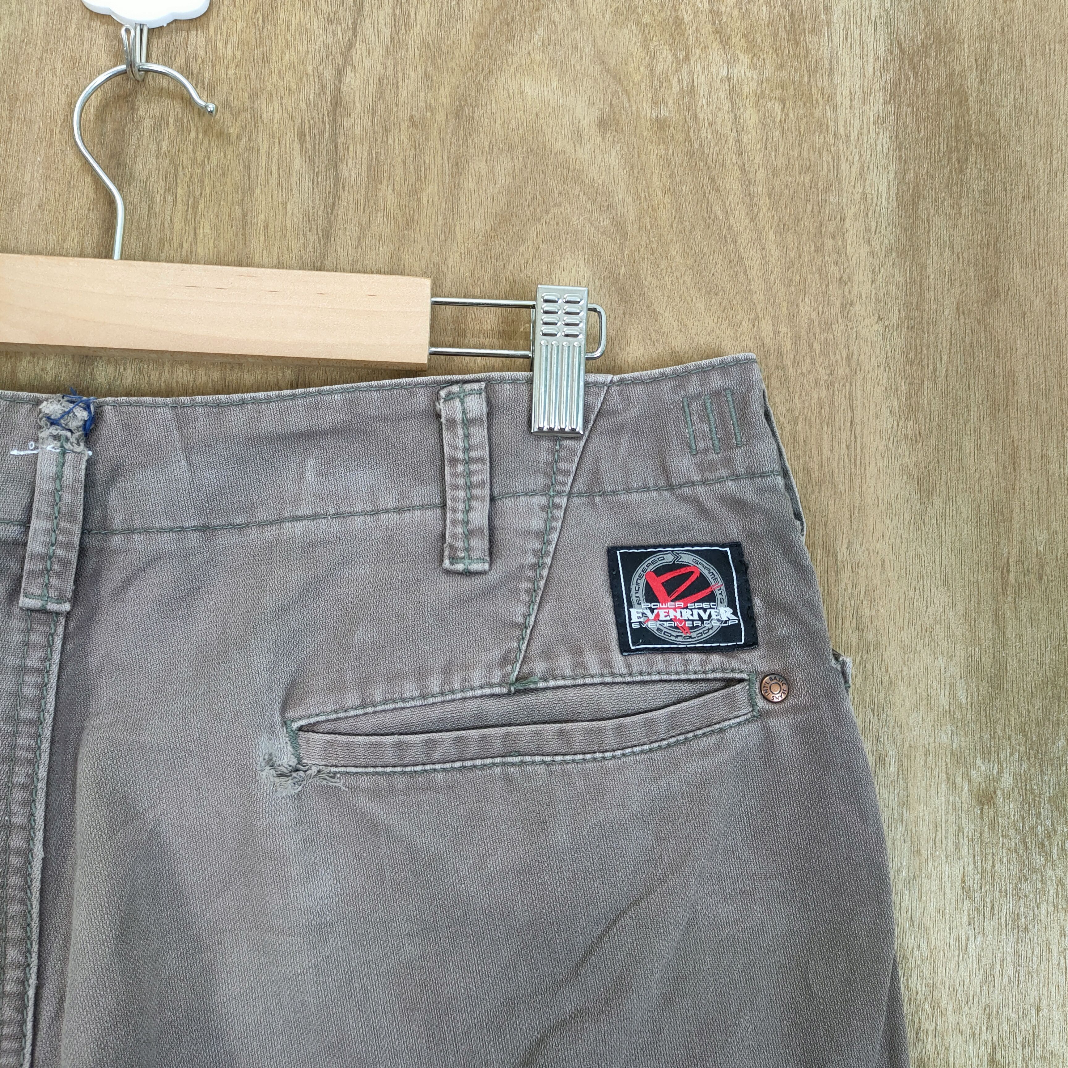 Japanese Brand EVENRIVER FADED WORKWEAR CARGO PANTS Size US 34 / EU 50 - 15 Thumbnail