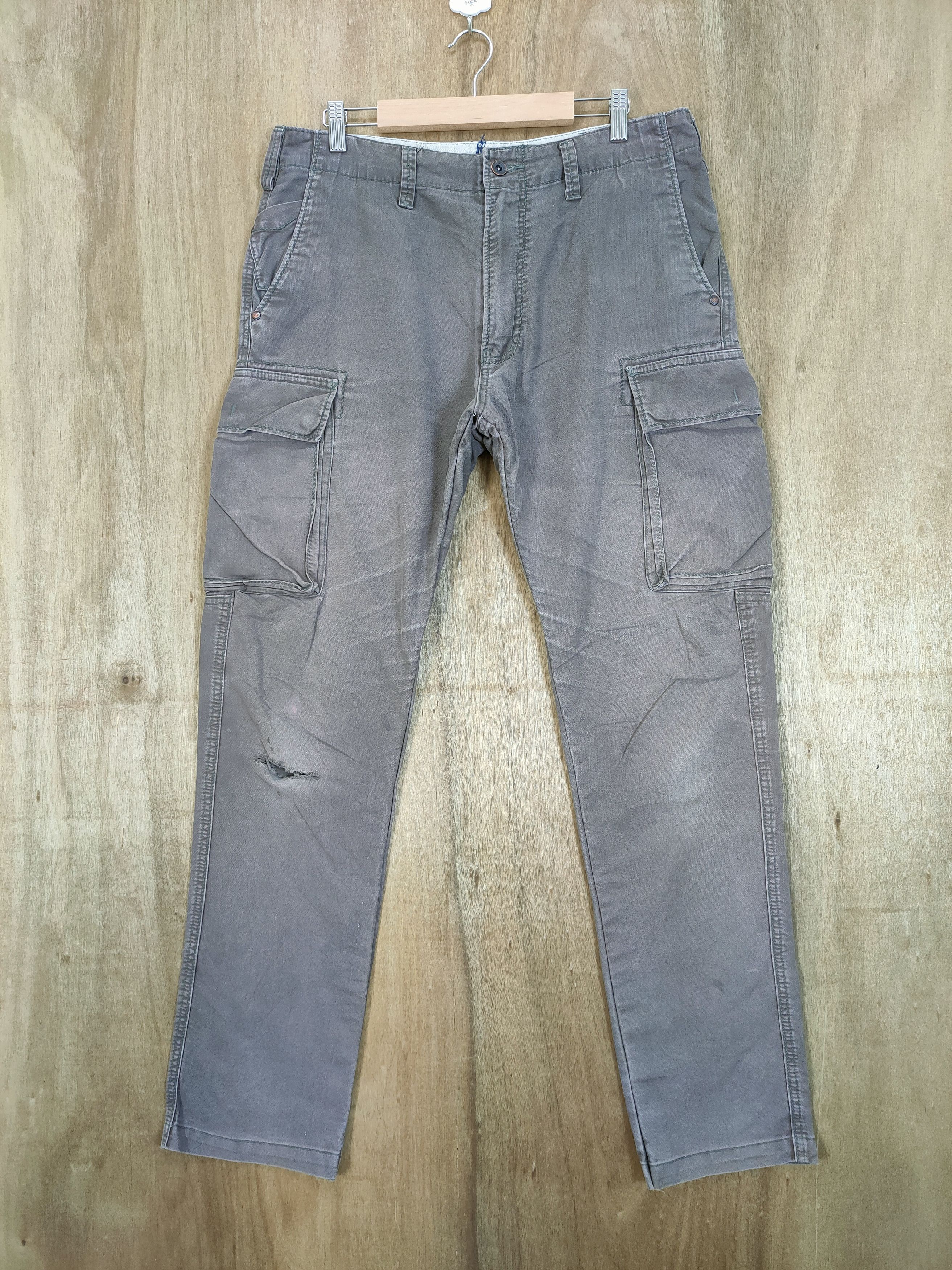 EVENRIVER FADED WORKWEAR CARGO PANTS