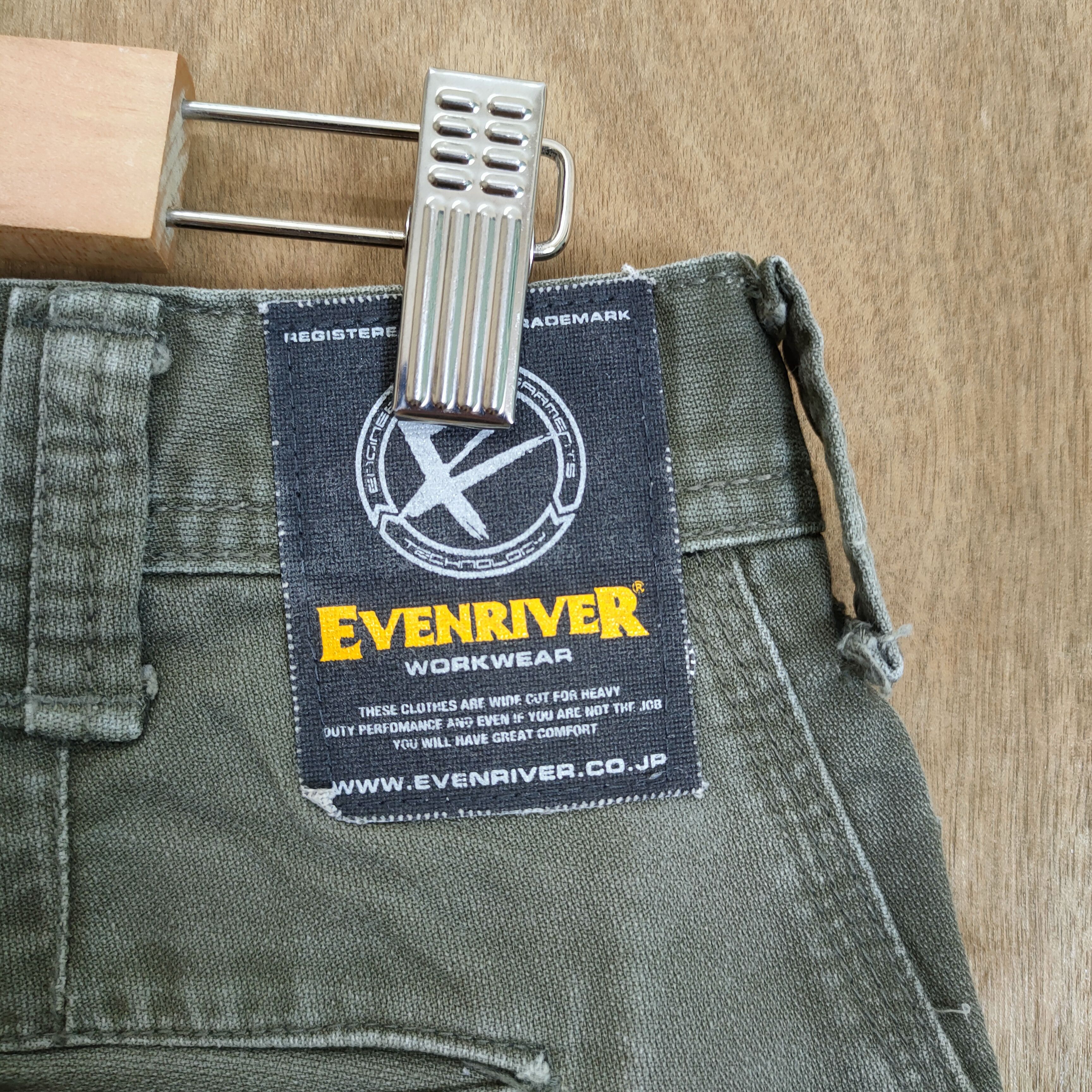 Japanese Brand EVENRIVER FADED DISTRESSED CARGO PANTS Size US 32 / EU 48 - 10 Thumbnail