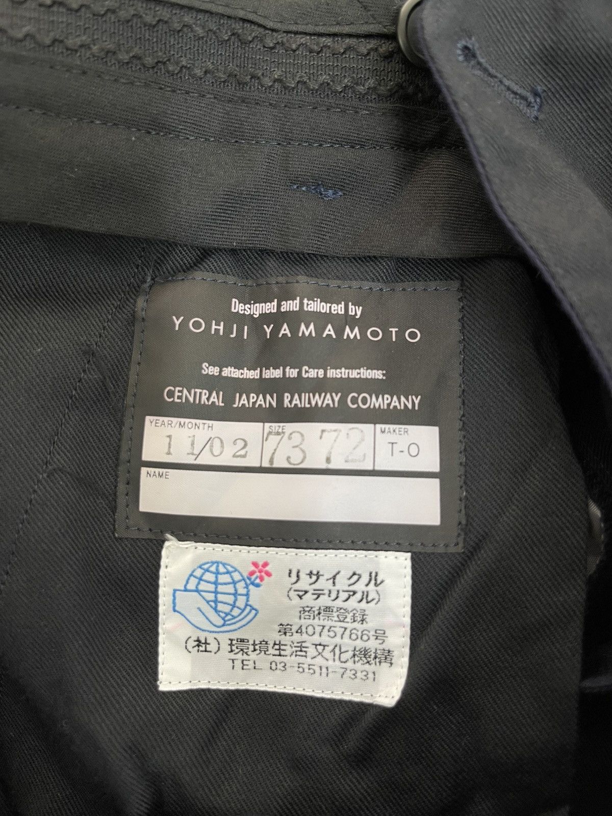 Yohji Yamamoto Yohji Yamamoto Wide Trouser for Central Railway Japan 32🟦 Size US 29 - 6 Thumbnail