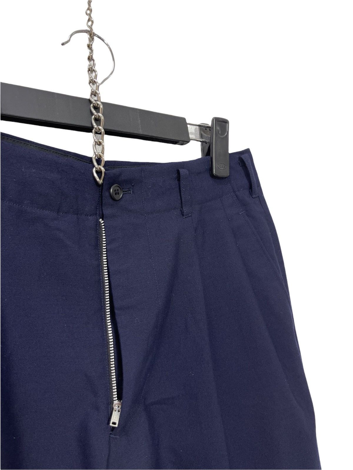 Yohji Yamamoto Yohji Yamamoto Wide Trouser for Central Railway Japan 32🟦 Size US 29 - 5 Thumbnail