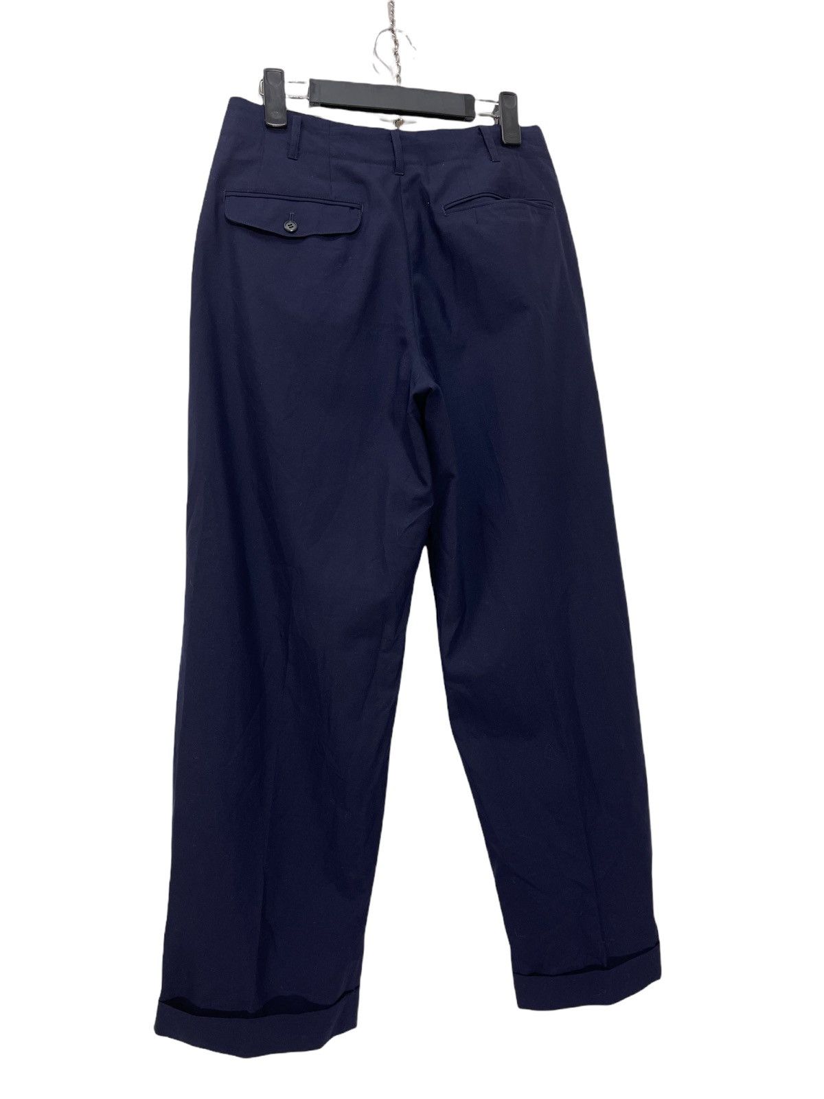 Yohji Yamamoto Yohji Yamamoto Wide Trouser for Central Railway Japan 32🟦 Size US 29 - 1 Thumbnail