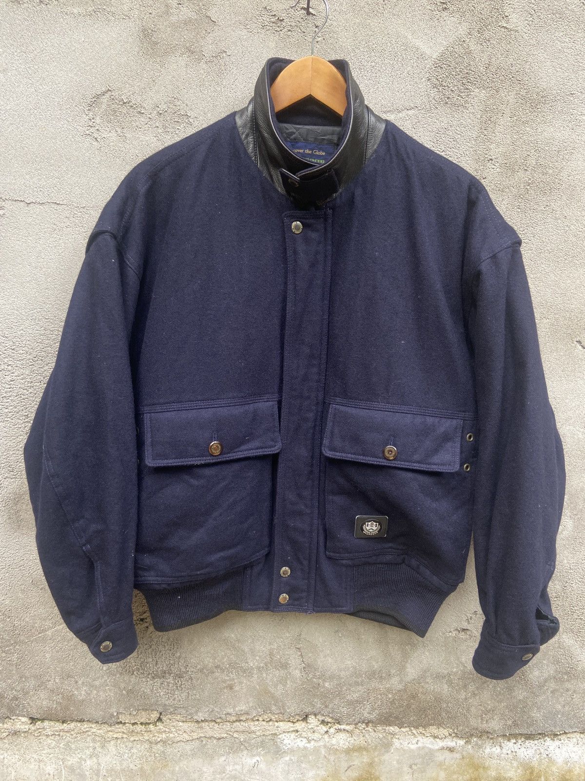 ジャケット・アウター 80s vintage McGREGOR wool bomber jacket Vintage 80s Vintage Mcgregor Jacket Bombers Wool Jacket Medium