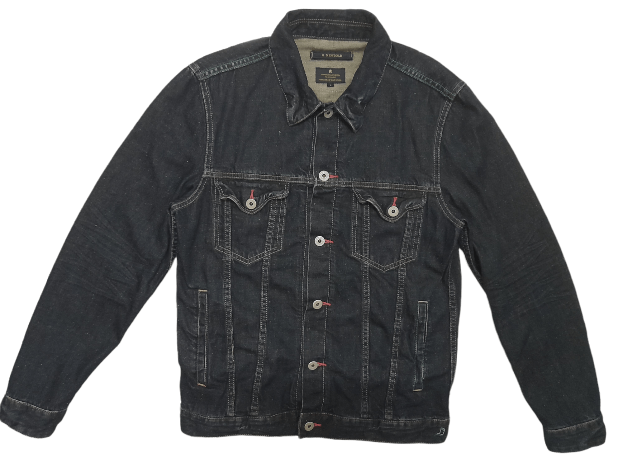 Paul Smith × R.Newbold R. Newbold Paul Smith Division Trucker tricolors (E254) Size US L / EU 52-54 / 3 - 1 Thumbnail