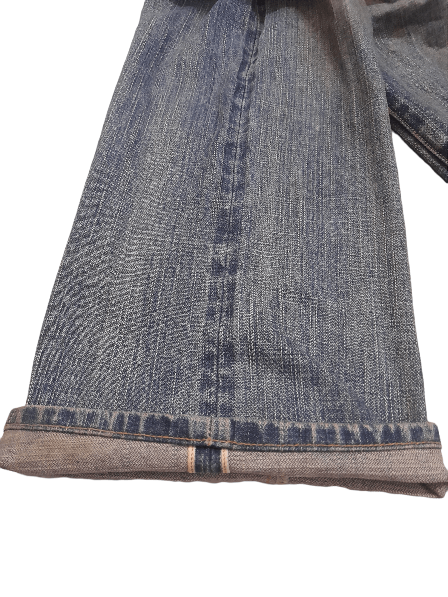 Japanese Brand Gland Edge Selvedge Distressed Denim Japan (E251) Size US 34 / EU 50 - 10 Thumbnail