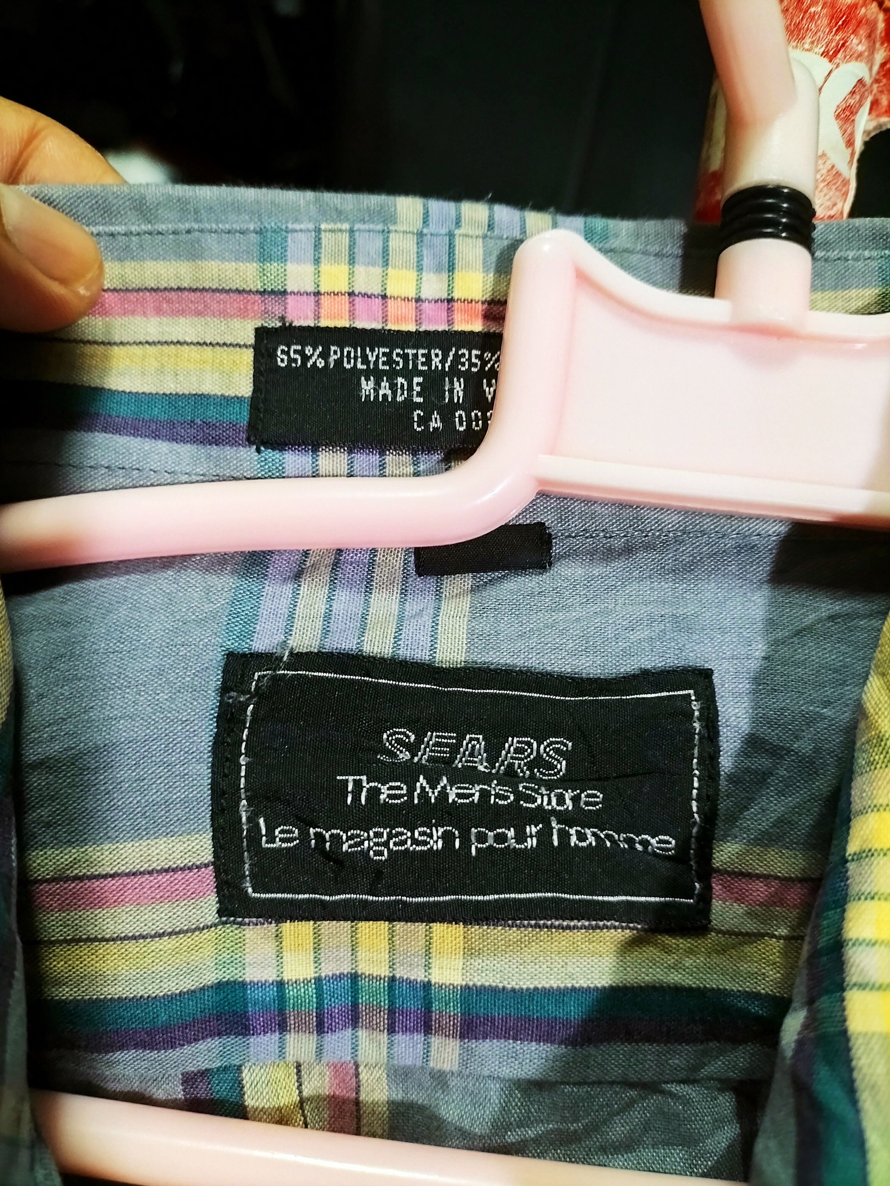 Sears Vintage 80s Sears Garment Plaid Paperthin Rodeo cowboy Size US S / EU 44-46 / 1 - 3 Thumbnail