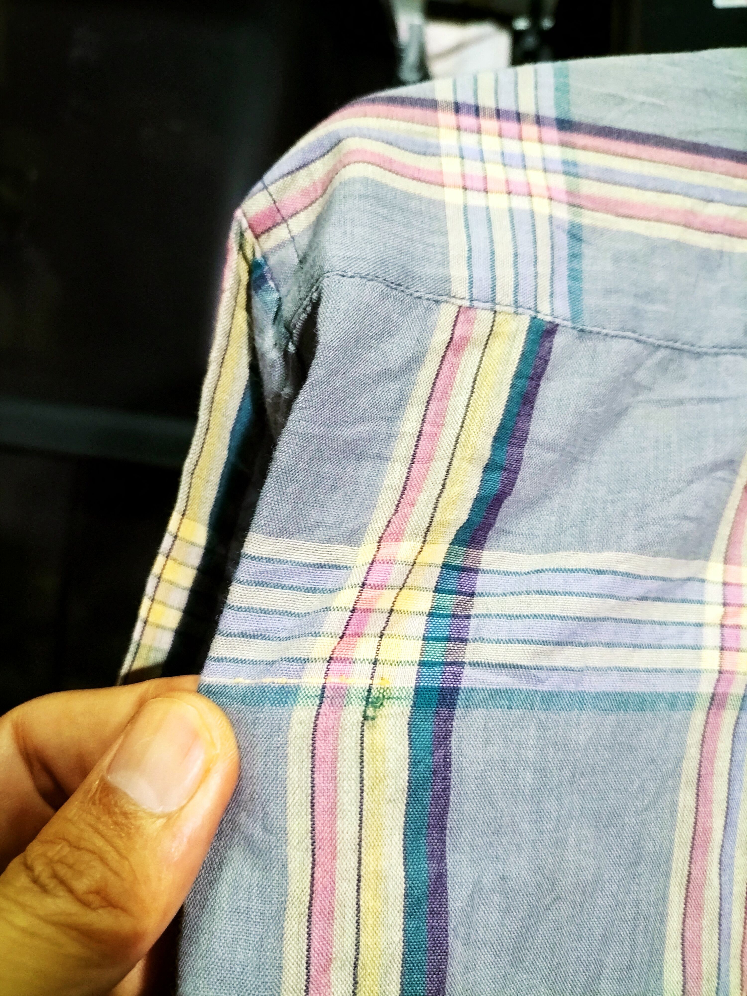 Sears Vintage 80s Sears Garment Plaid Paperthin Rodeo cowboy Size US S / EU 44-46 / 1 - 7 Thumbnail