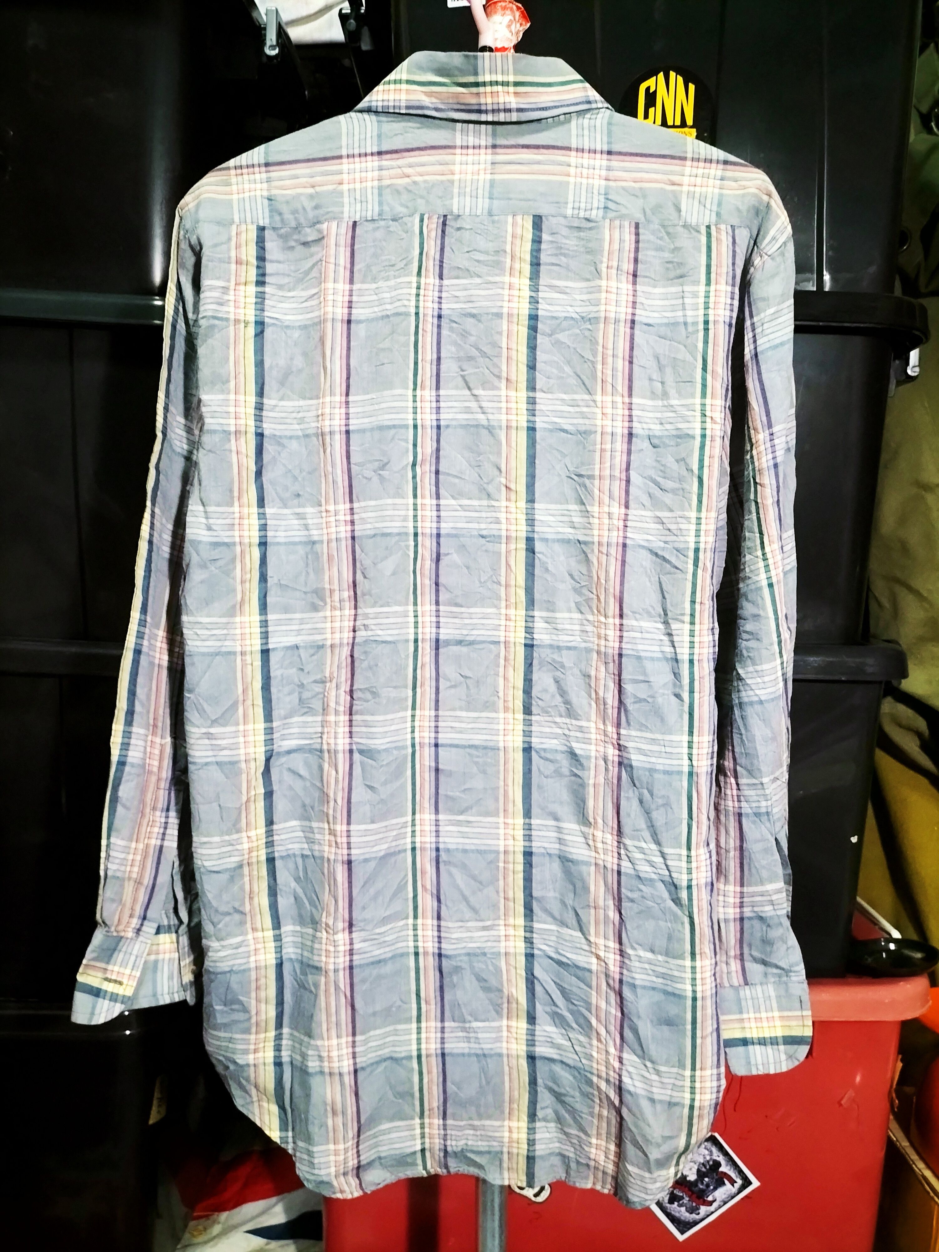 Sears Vintage 80s Sears Garment Plaid Paperthin Rodeo cowboy Size US S / EU 44-46 / 1 - 5 Thumbnail