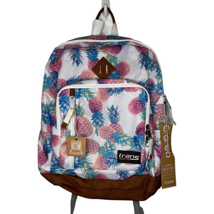 Jansport Trans by Jansport 15" Dakoda Pastel Pineapple White Backpack