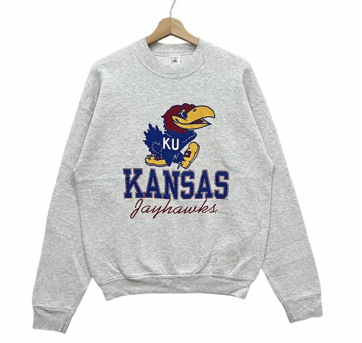 Vintage Vintage 90s University of Kansas Jayhawks Size US L / EU 52-54 / 3 - 1 Thumbnail