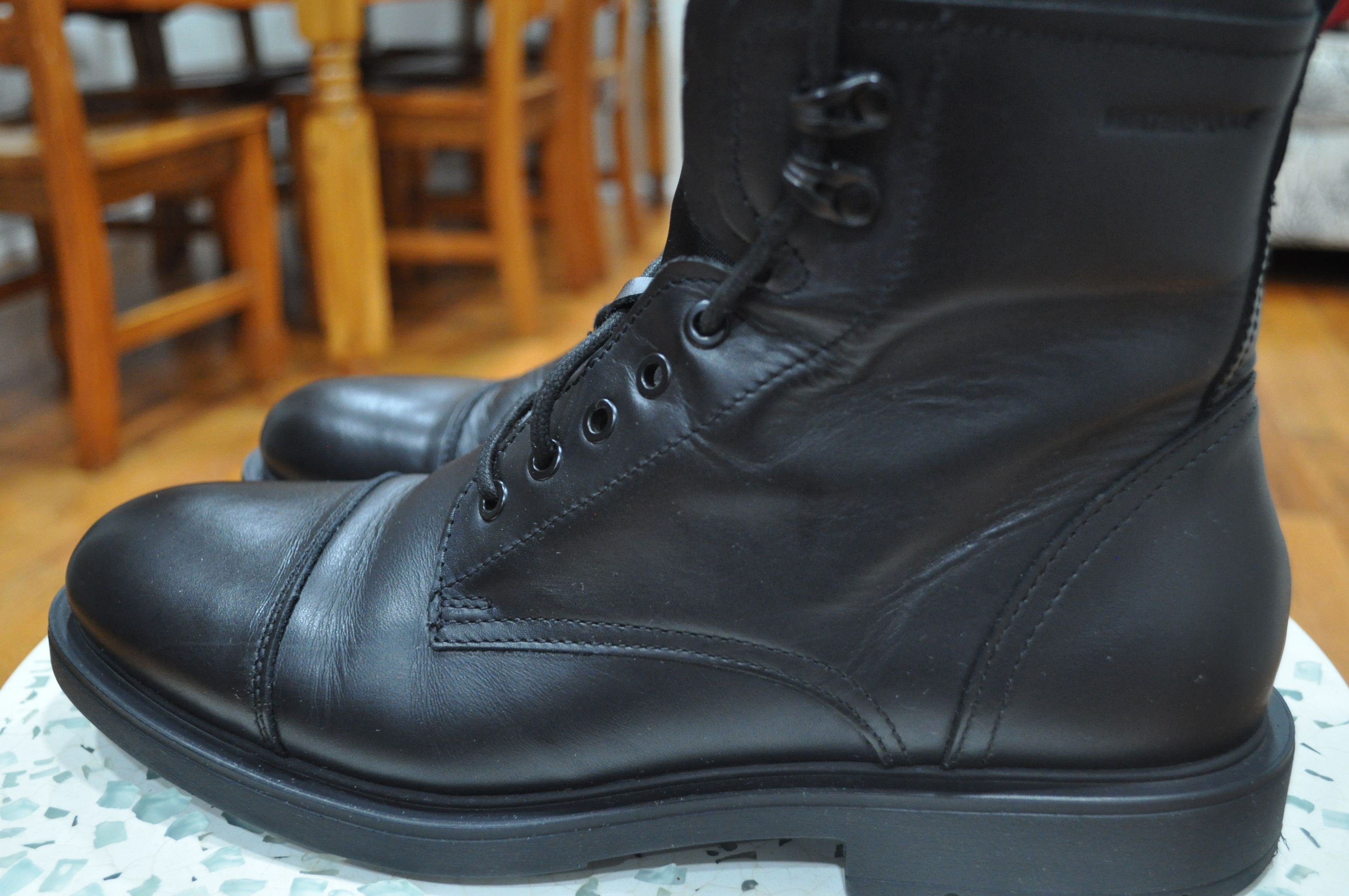 Aldo ALDO Black Combat Boots [Nigoniel] - Size 13/14 Size US 14 / EU 47 - 7 Preview