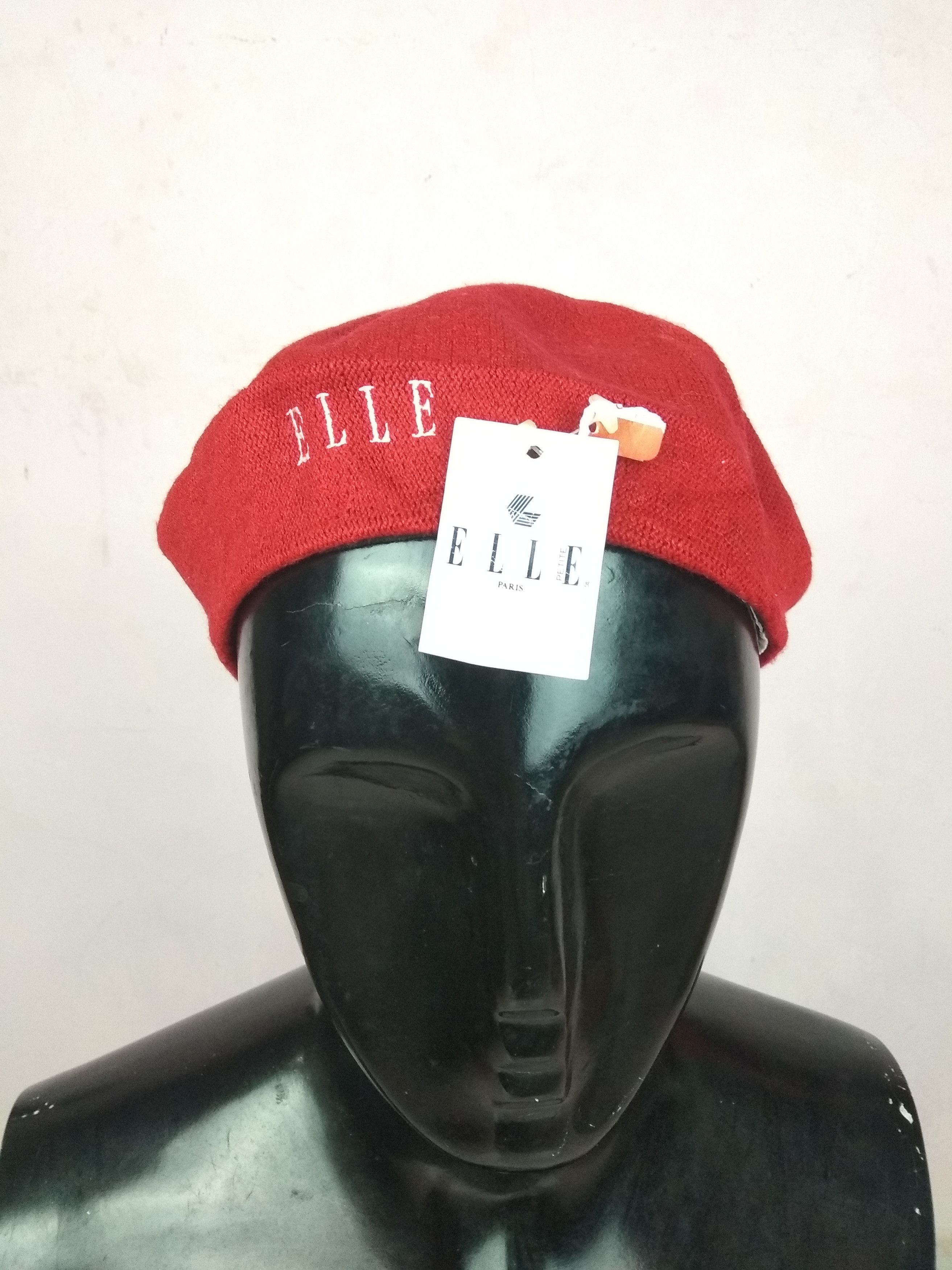 Designer × Vintage Vintage ELLE PARIS Hat/Beanie/ Berrets.. Embroidery Logo Size ONE SIZE - 1 Thumbnail