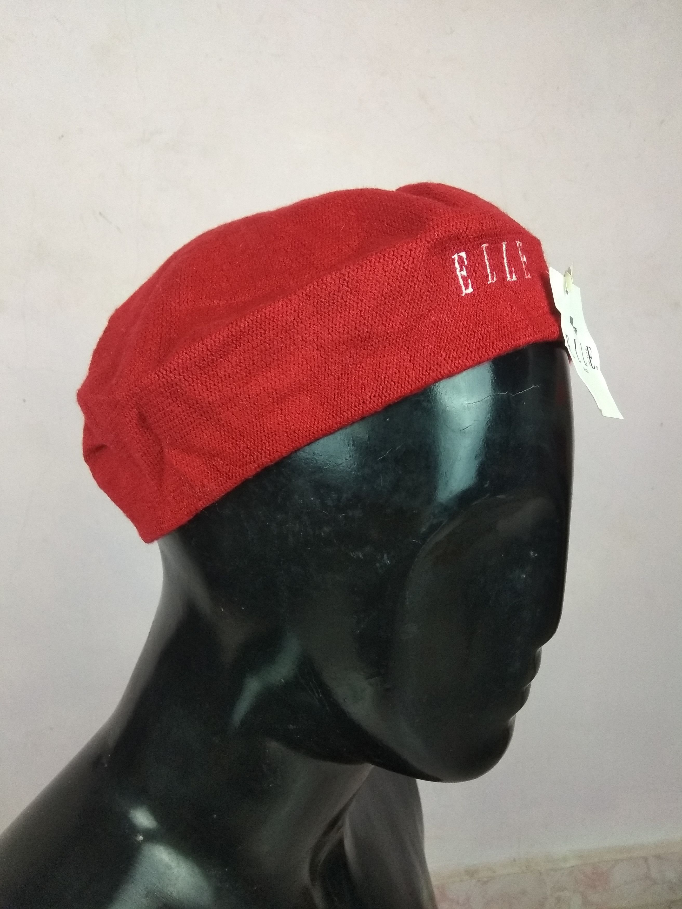 Designer × Vintage Vintage ELLE PARIS Hat/Beanie/ Berrets.. Embroidery Logo Size ONE SIZE - 4 Thumbnail
