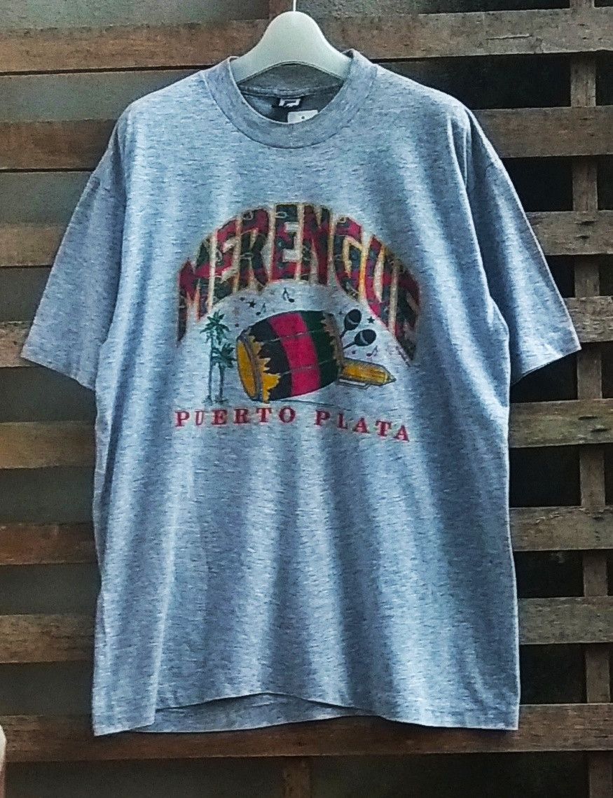 Vintage rare fila x Caribbean big print tshirt