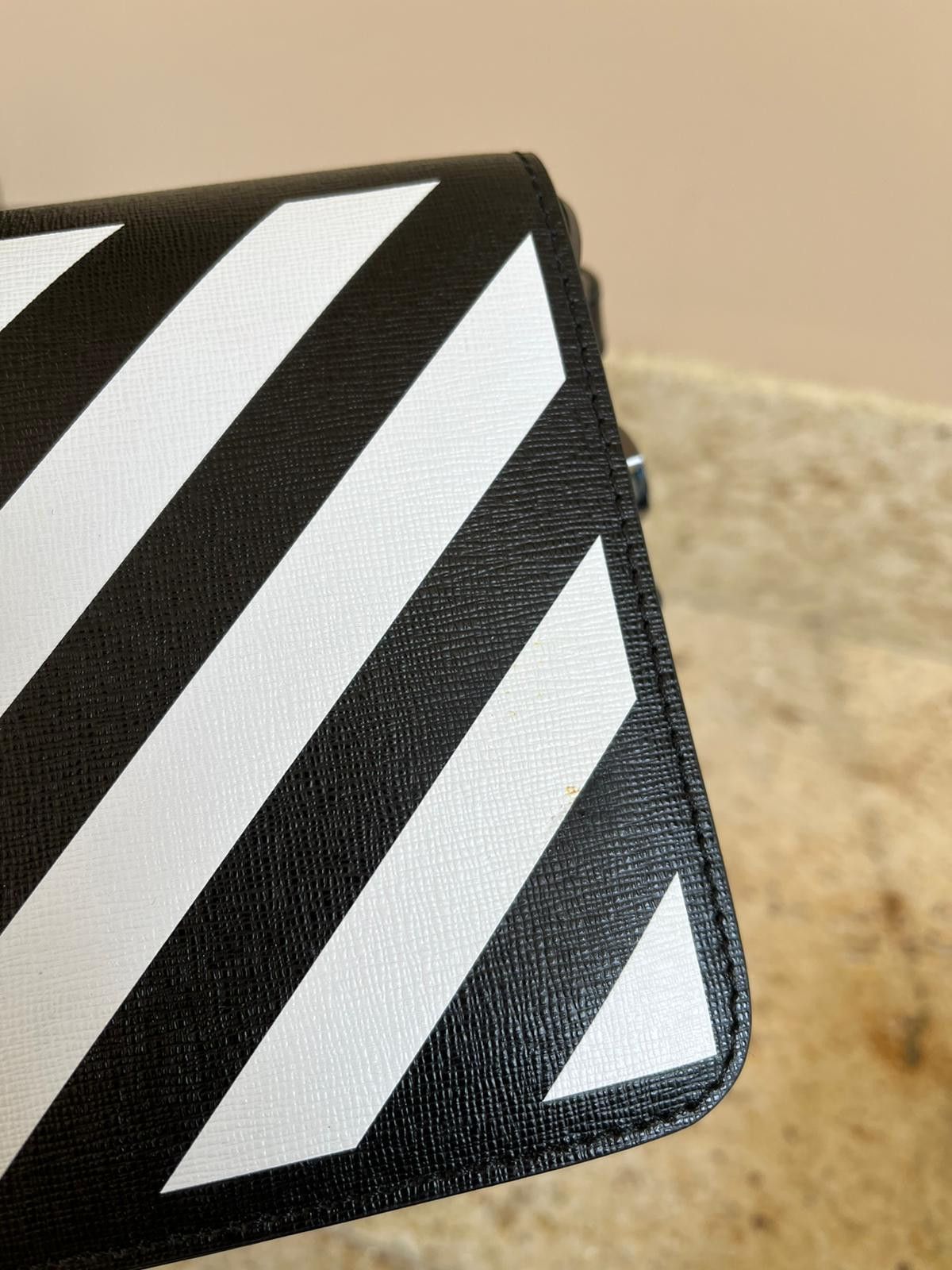 Off-White Diagonal Flap Bag in Black & White Size ONE SIZE - 2 Thumbnail