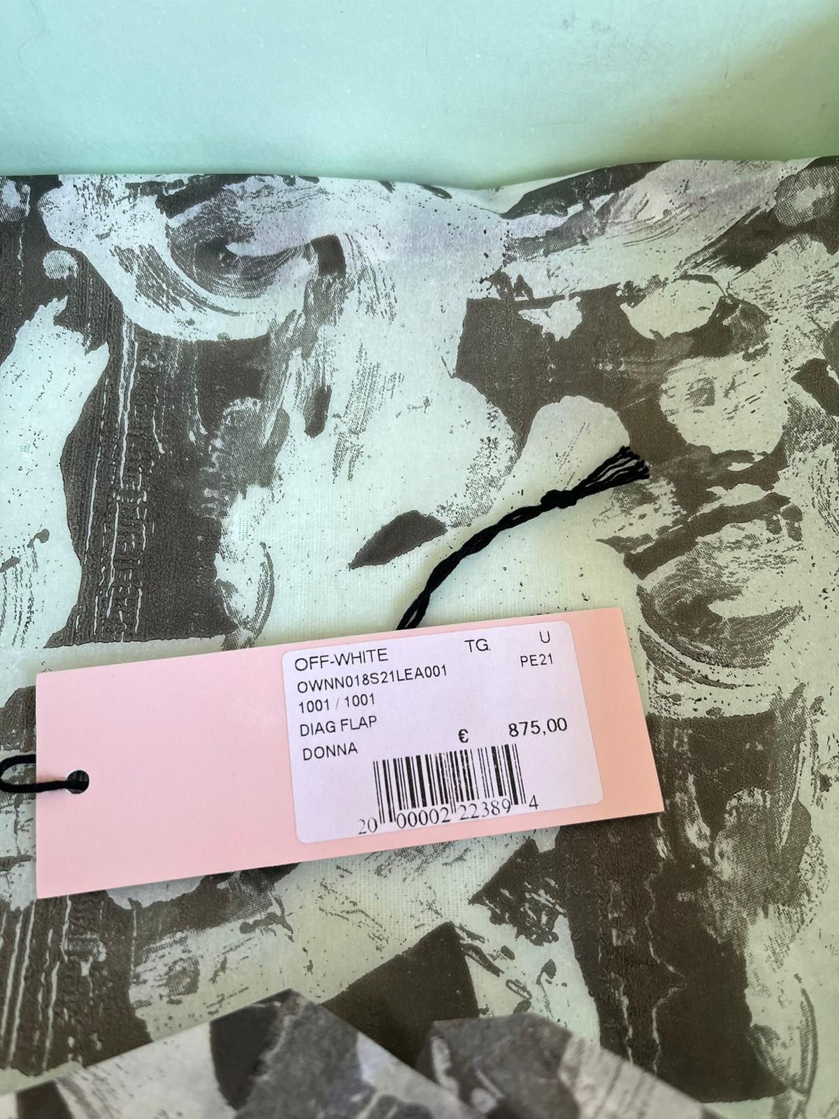 Off-White Diagonal Flap Bag in Black & White Size ONE SIZE - 8 Thumbnail