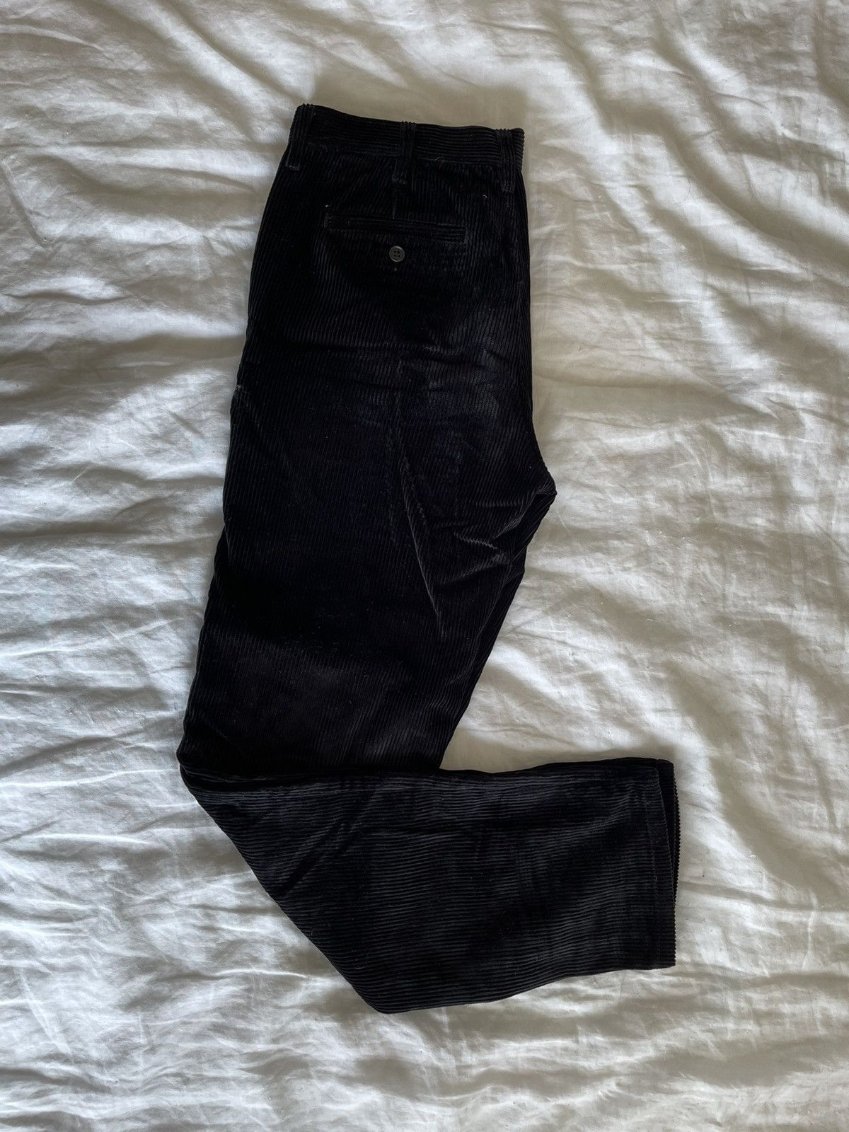 image of John Elliott Fw18 Black Corduroy Pants, Men's (Size 33)