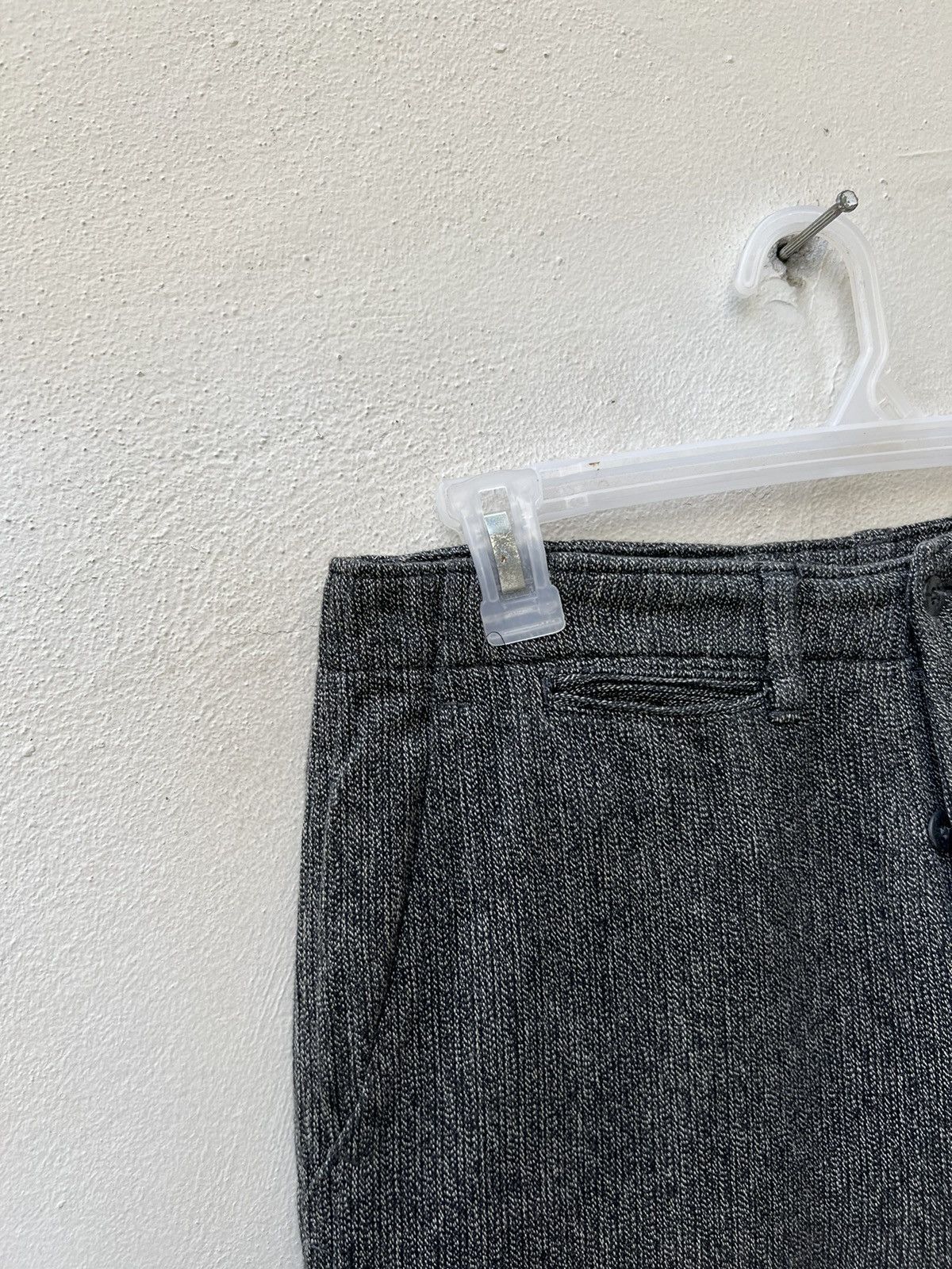 Beams Plus Vintage 90s Beams Japan Striped Salt & Pepper Trouser Pant Size US 30 / EU 46 - 4 Thumbnail