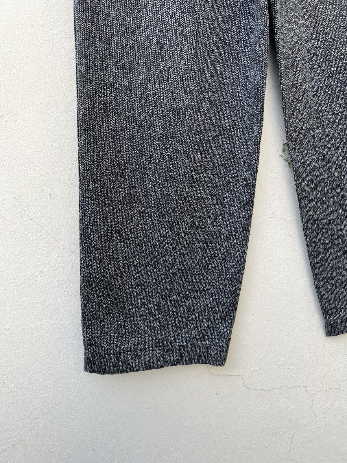 Beams Plus Vintage 90s Beams Japan Striped Salt & Pepper Trouser Pant Size US 30 / EU 46 - 12 Thumbnail
