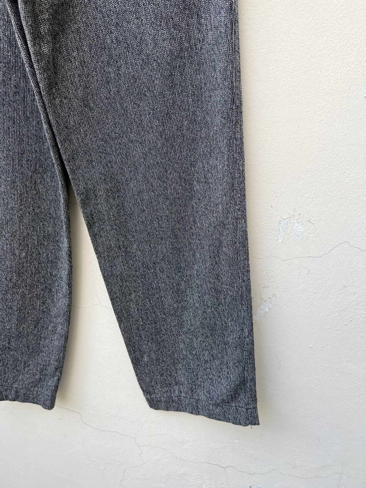 Beams Plus Vintage 90s Beams Japan Striped Salt & Pepper Trouser Pant Size US 30 / EU 46 - 14 Thumbnail