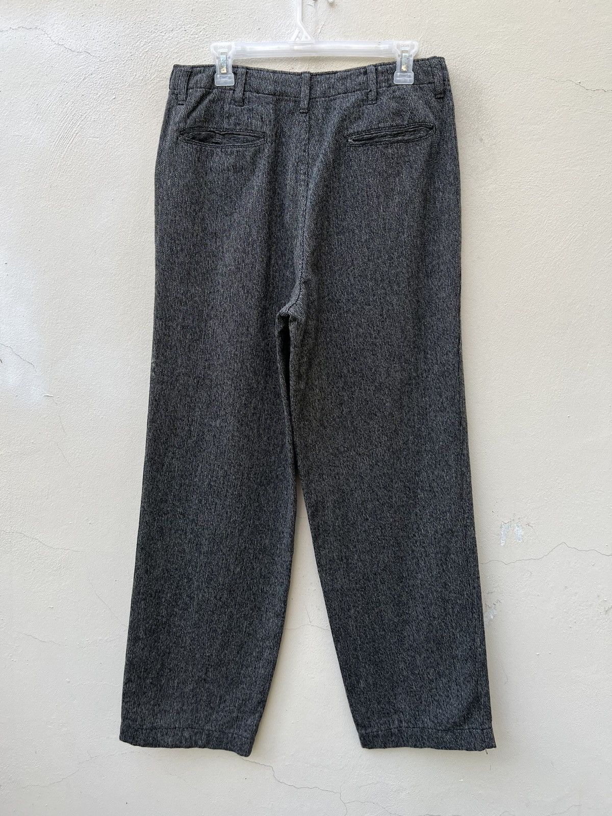 Beams Plus Vintage 90s Beams Japan Striped Salt & Pepper Trouser Pant Size US 30 / EU 46 - 10 Thumbnail