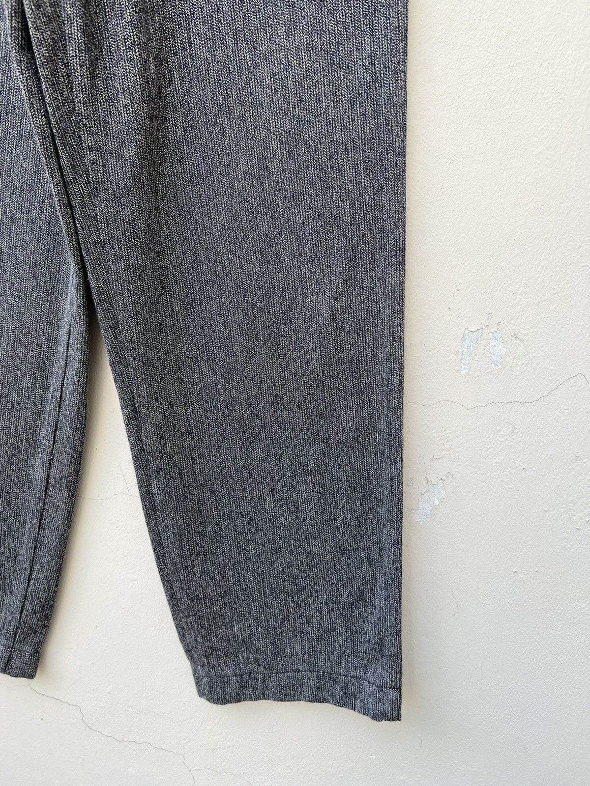 Beams Plus Vintage 90s Beams Japan Striped Salt & Pepper Trouser Pant Size US 30 / EU 46 - 9 Thumbnail