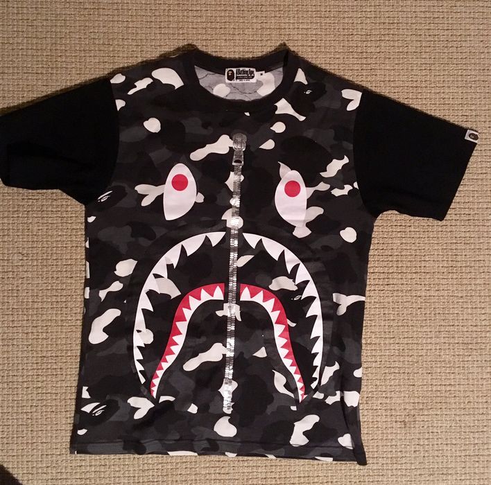 bape t shirt glow in the dark