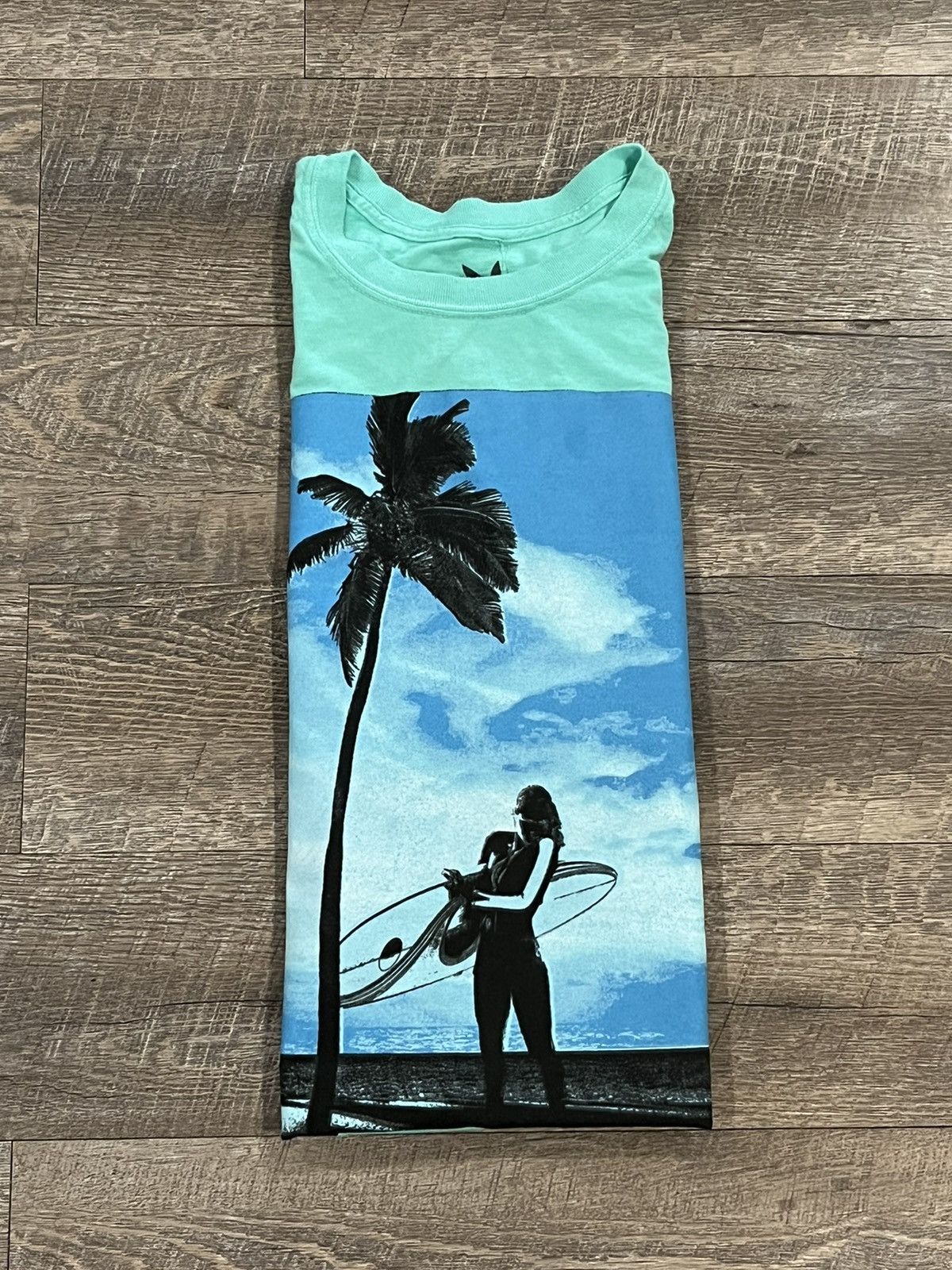 Playboy Playboy Aqua Tie Dye Tee Shirt Size 2XL Size US XXL / EU 58 / 5 - 5 Thumbnail