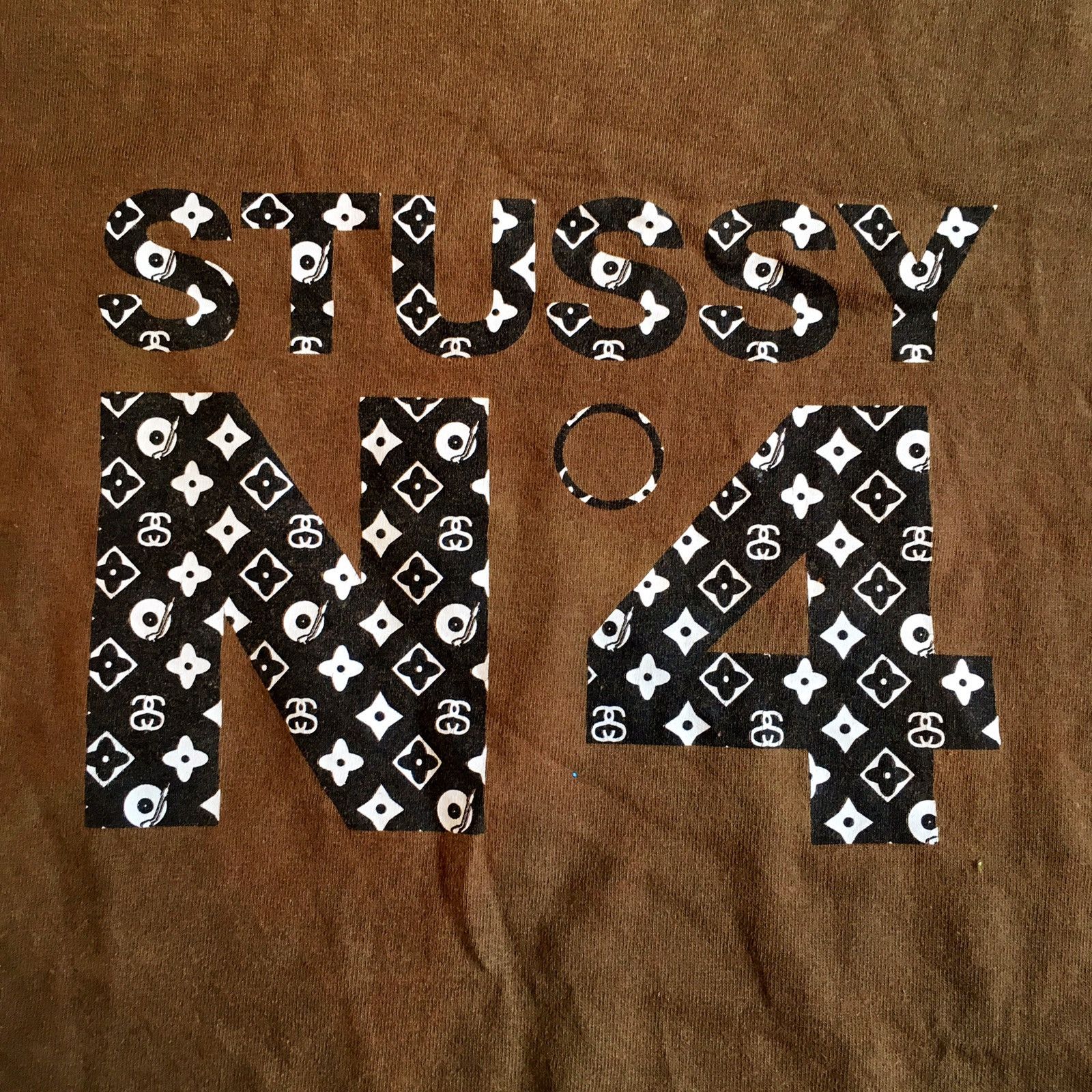 90's Stussy LV monogram crewneck sweatshirt (L)