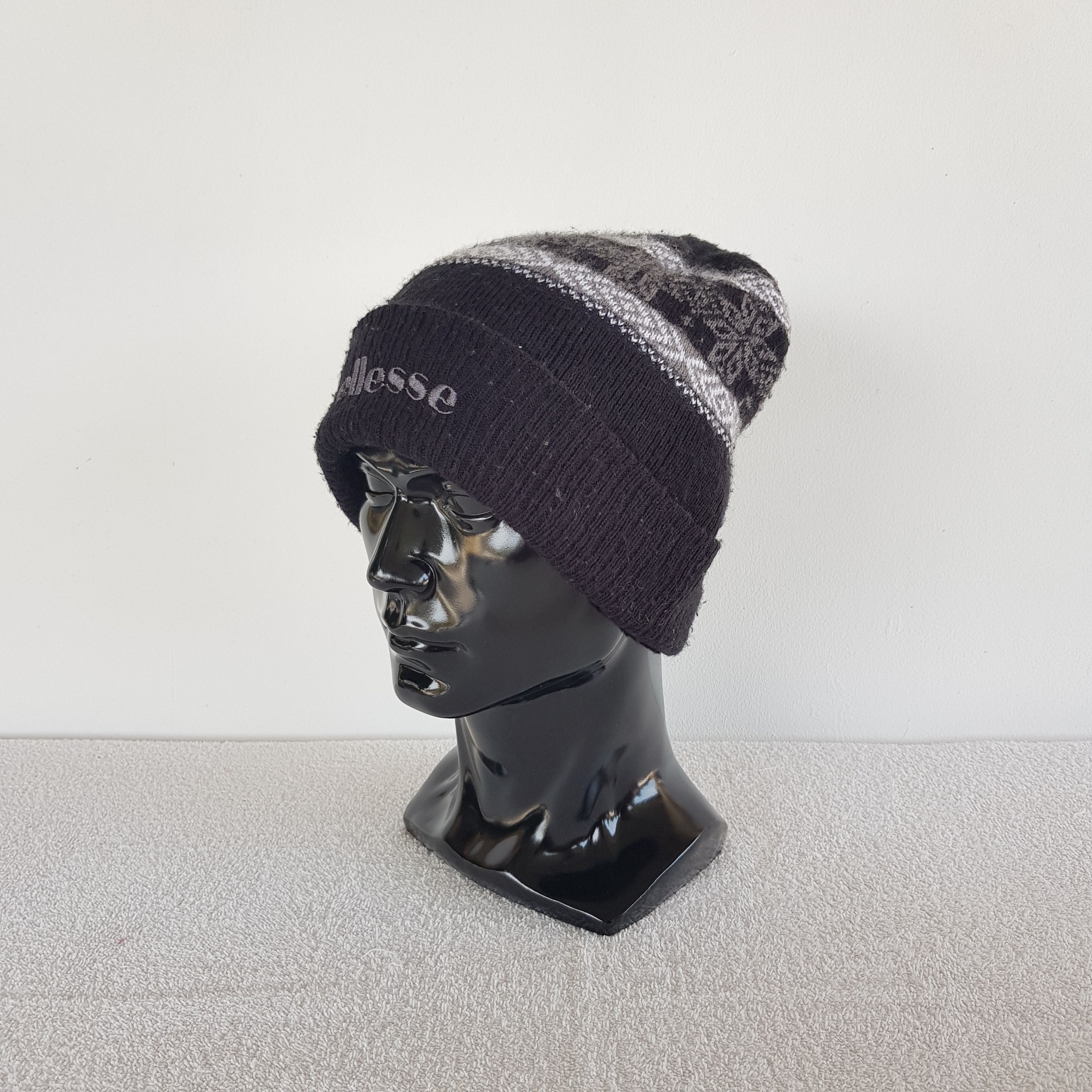 Ellesse × Vintage Vintage Ellesse Beanie Snow Cap Knitted Hats - AC10378. Size ONE SIZE - 2 Thumbnail