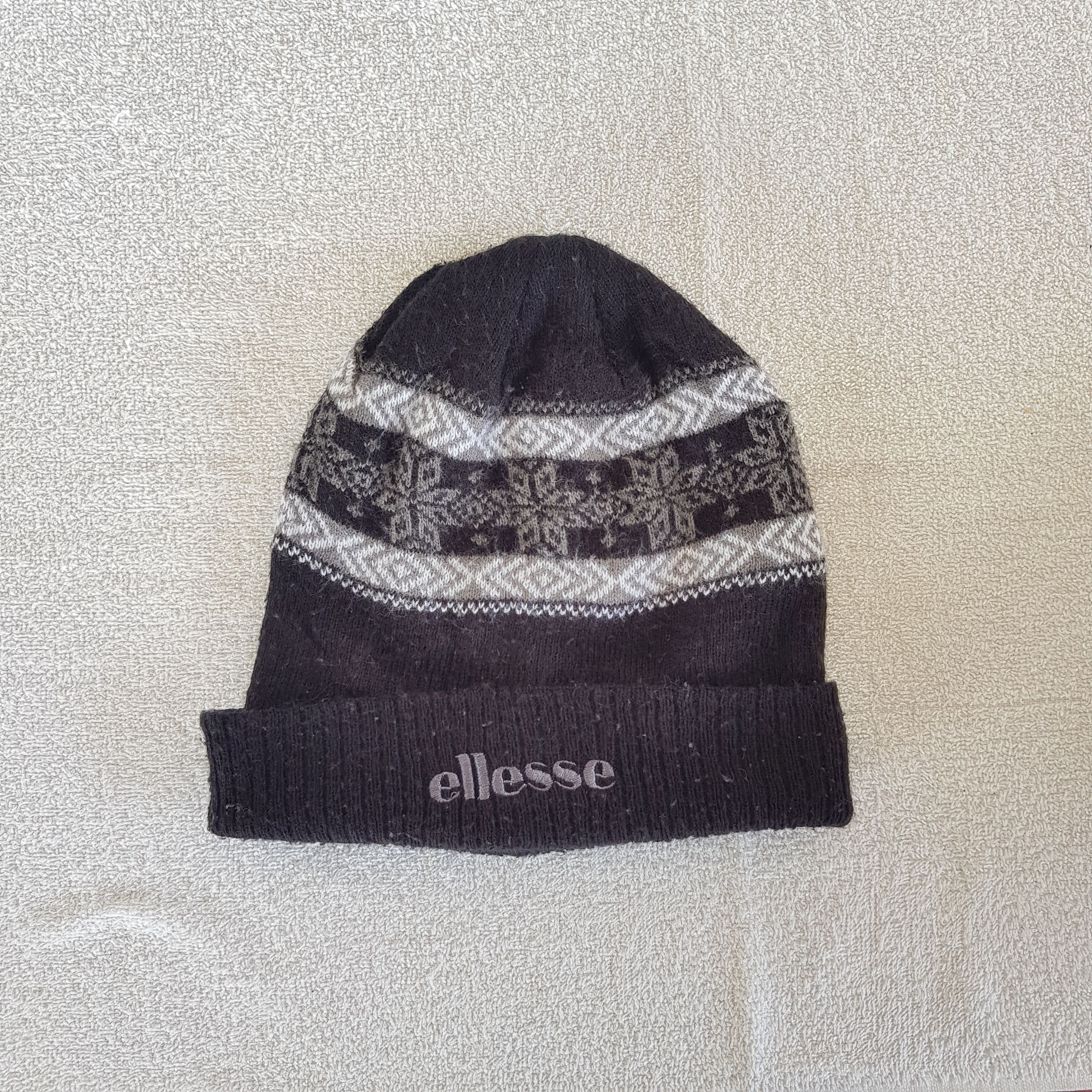 Ellesse × Vintage Vintage Ellesse Beanie Snow Cap Knitted Hats - AC10378. Size ONE SIZE - 5 Thumbnail