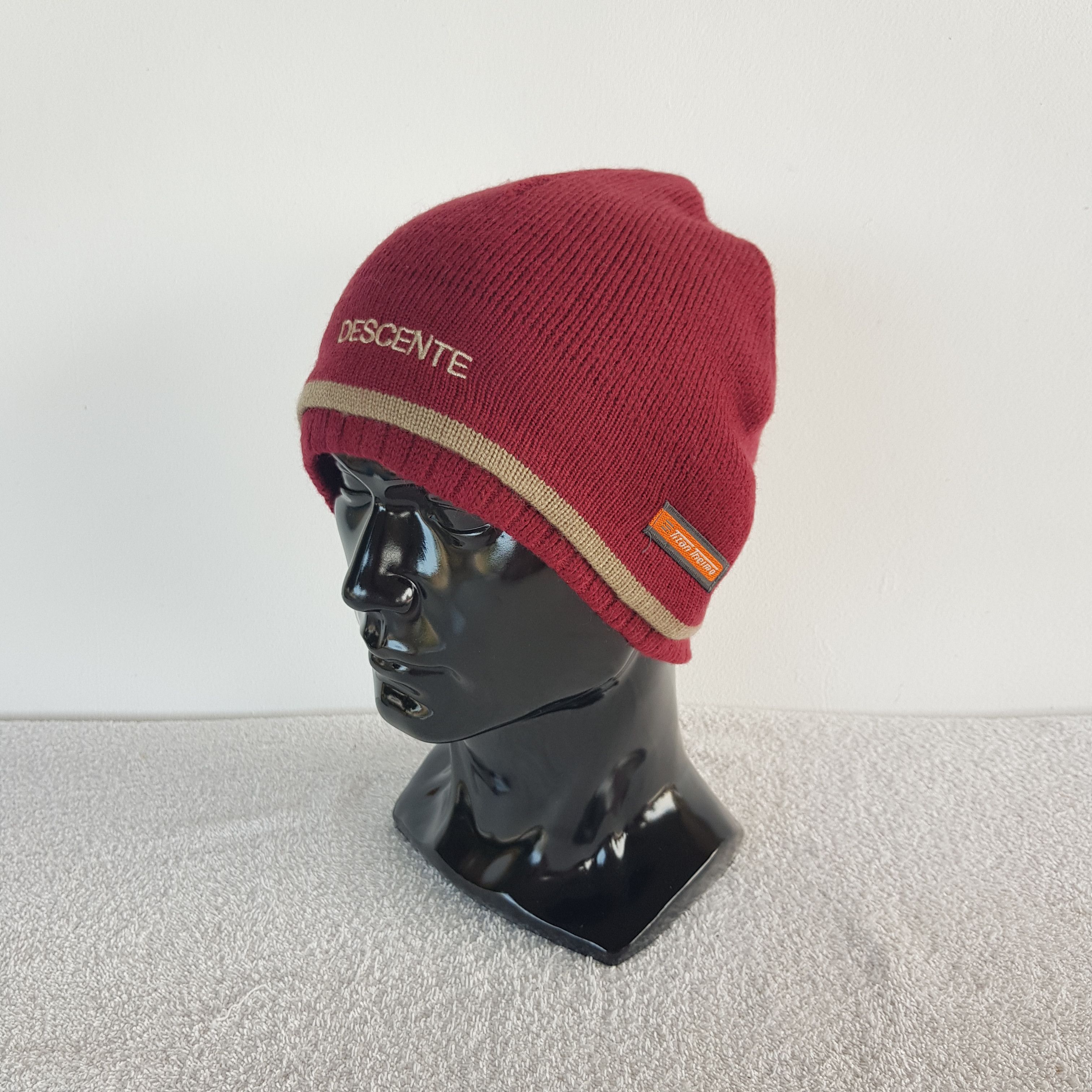 Descente × Japanese Brand × Vintage Vintage Decente Beanie Snow Cap Japanese Hats - AC10198. Size ONE SIZE - 1 Thumbnail