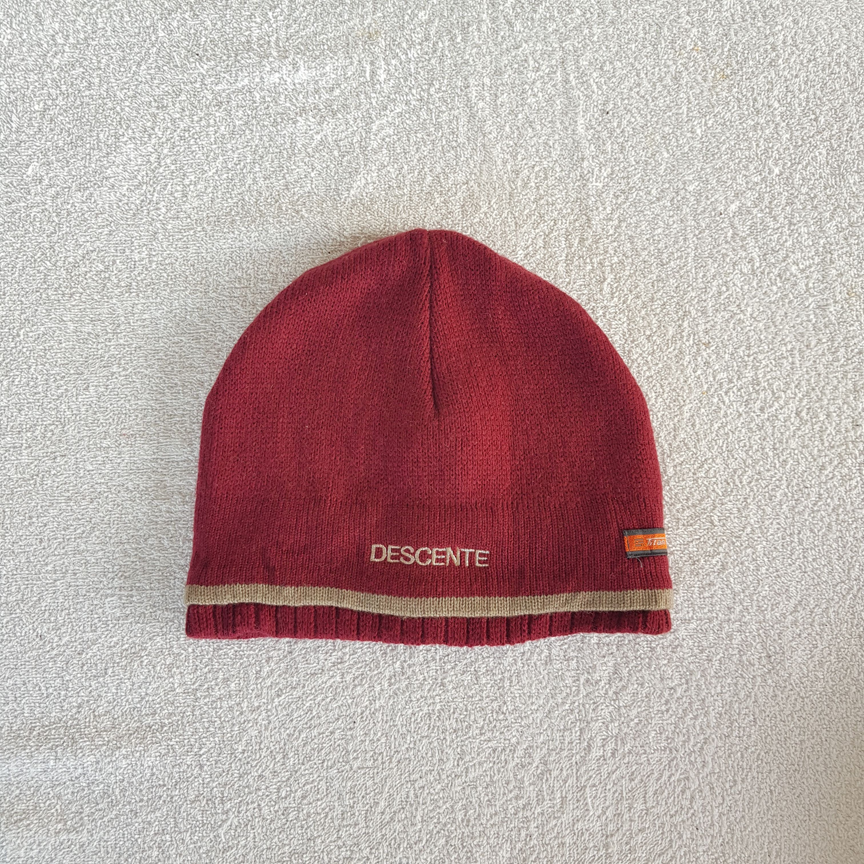 Descente × Japanese Brand × Vintage Vintage Decente Beanie Snow Cap Japanese Hats - AC10198. Size ONE SIZE - 5 Thumbnail