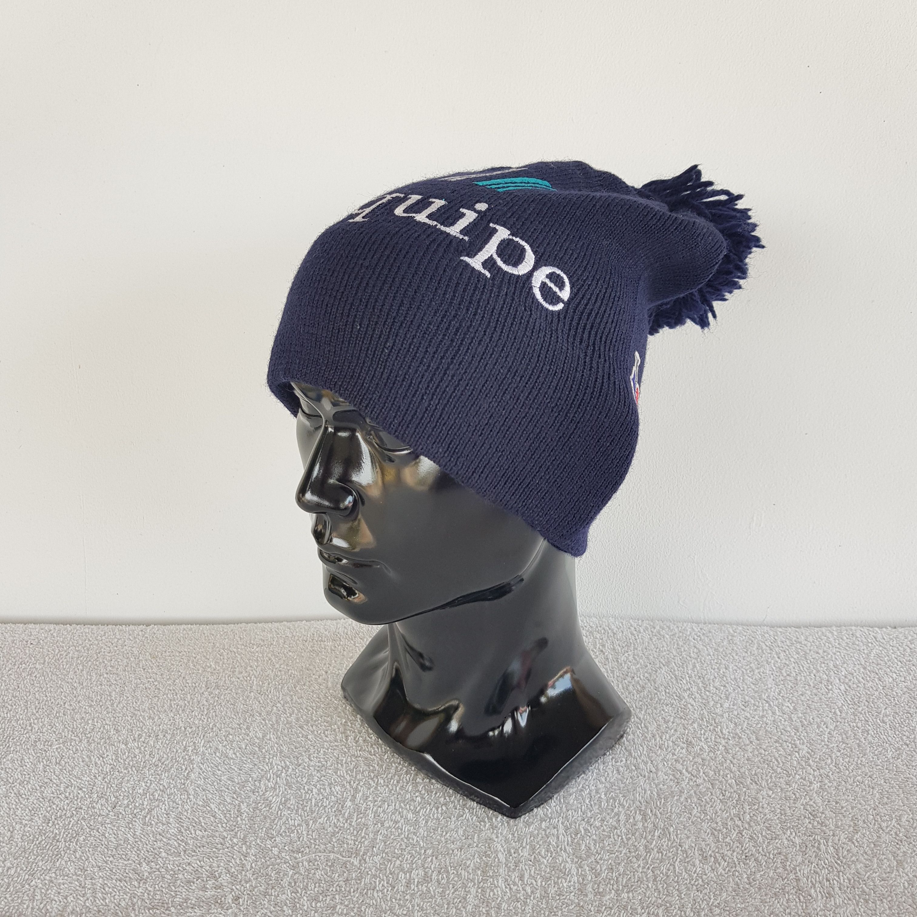 Japanese Brand × Vintage Devise et Gay Beanie Pom Pom Snow Cap Japanese Hats Size ONE SIZE - 1 Thumbnail