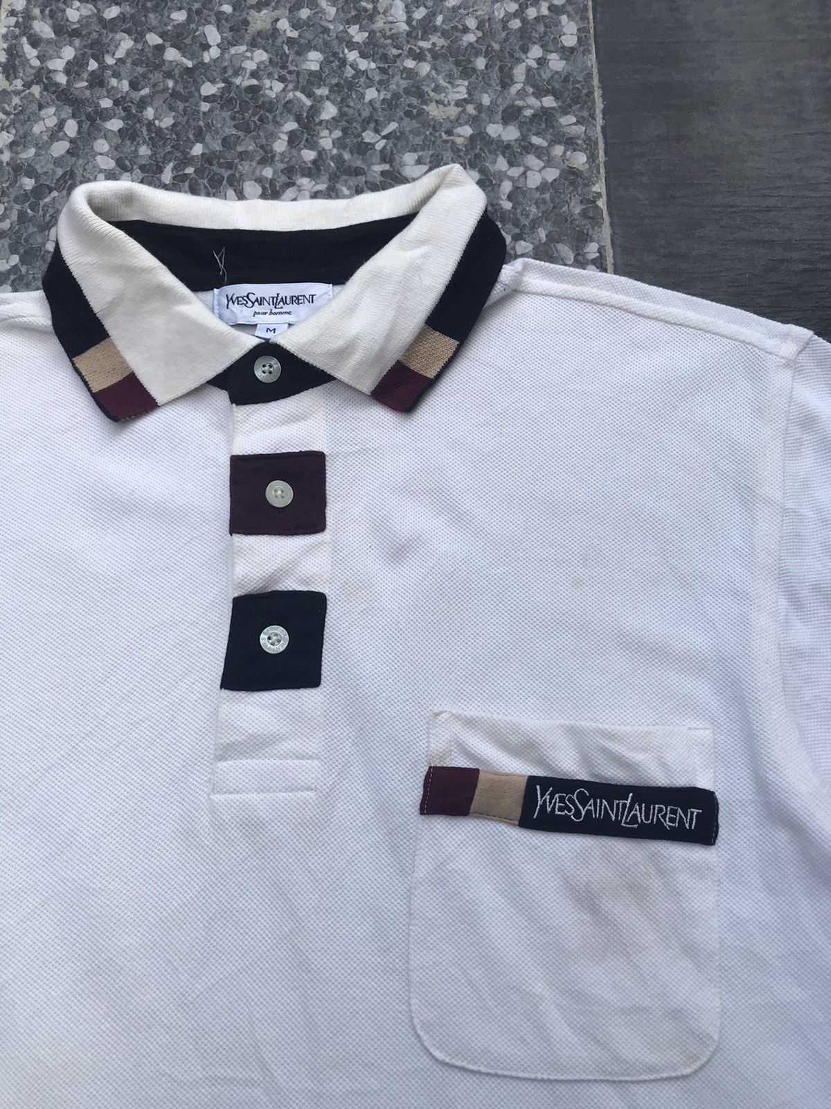 Designer Yves Saint Laurent Button Ups Shirt Size US M / EU 48-50 / 2 - 5 Thumbnail
