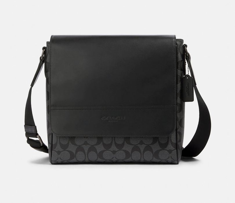 Coach Houston Map Bag In Signature Canvas Grailed