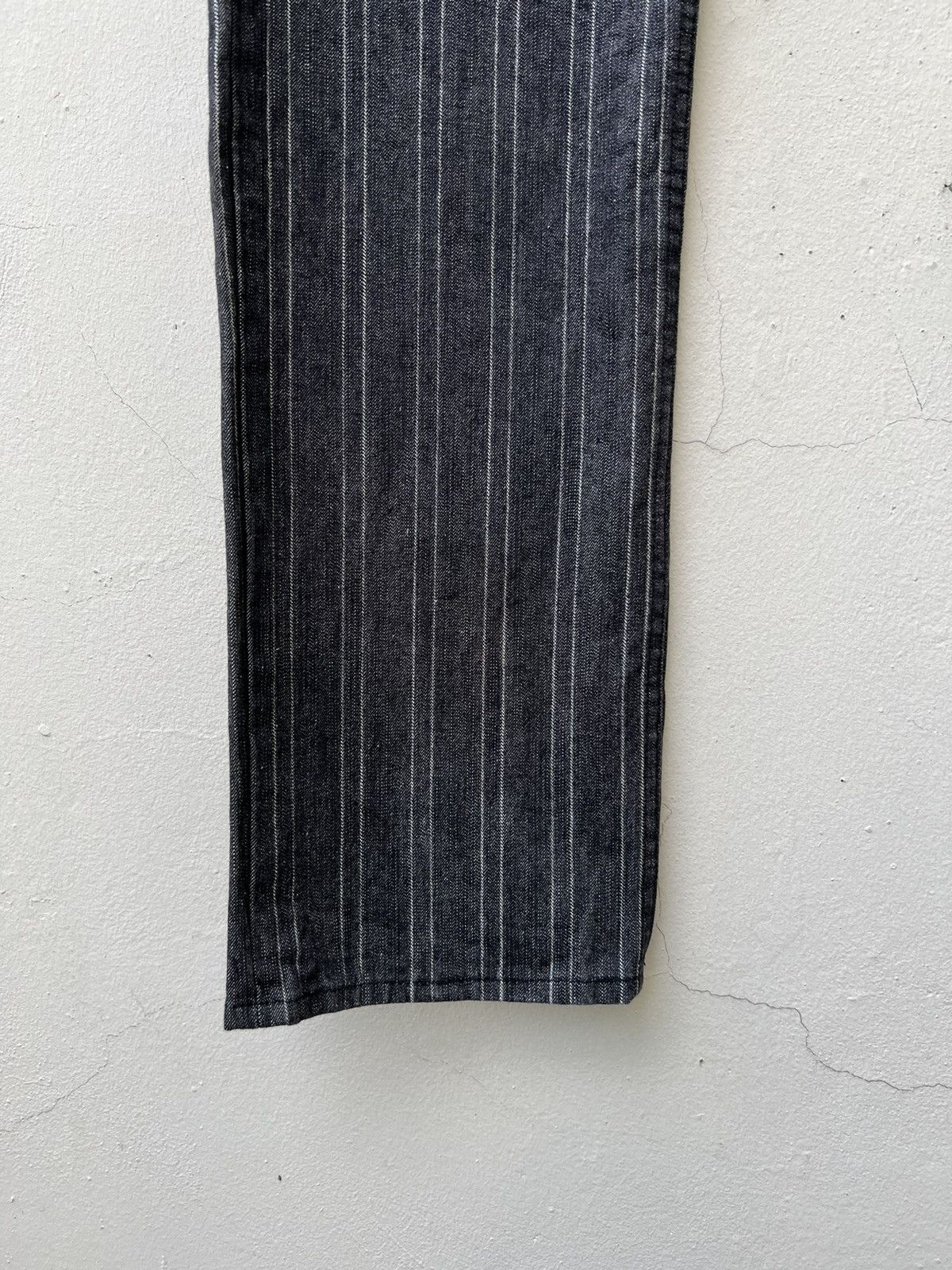 Beams Plus × Vintage Vintage 90s Beams Japan Striped Denim Jeans Size US 30 / EU 46 - 7 Thumbnail