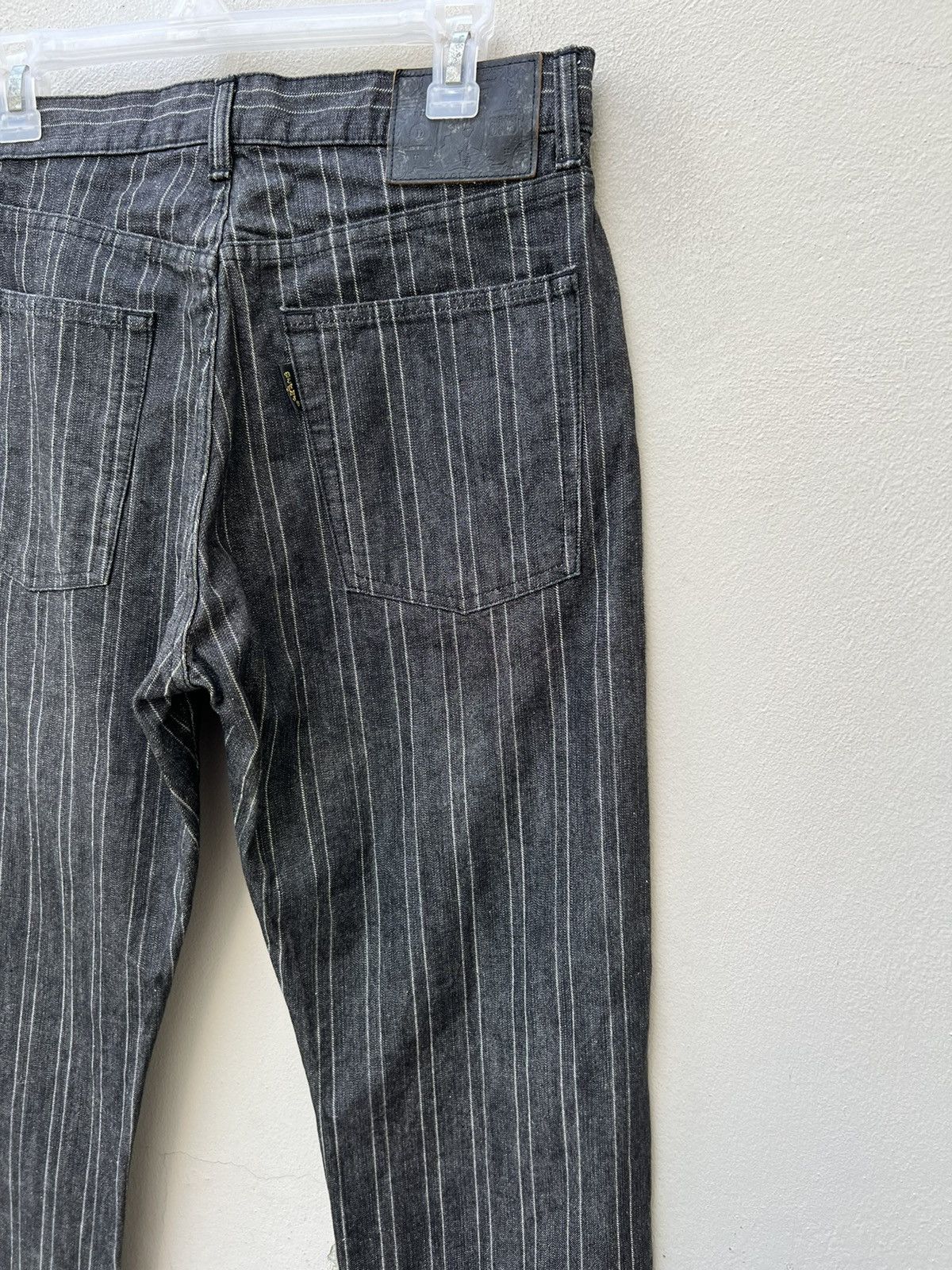 Beams Plus × Vintage Vintage 90s Beams Japan Striped Denim Jeans Size US 30 / EU 46 - 13 Thumbnail