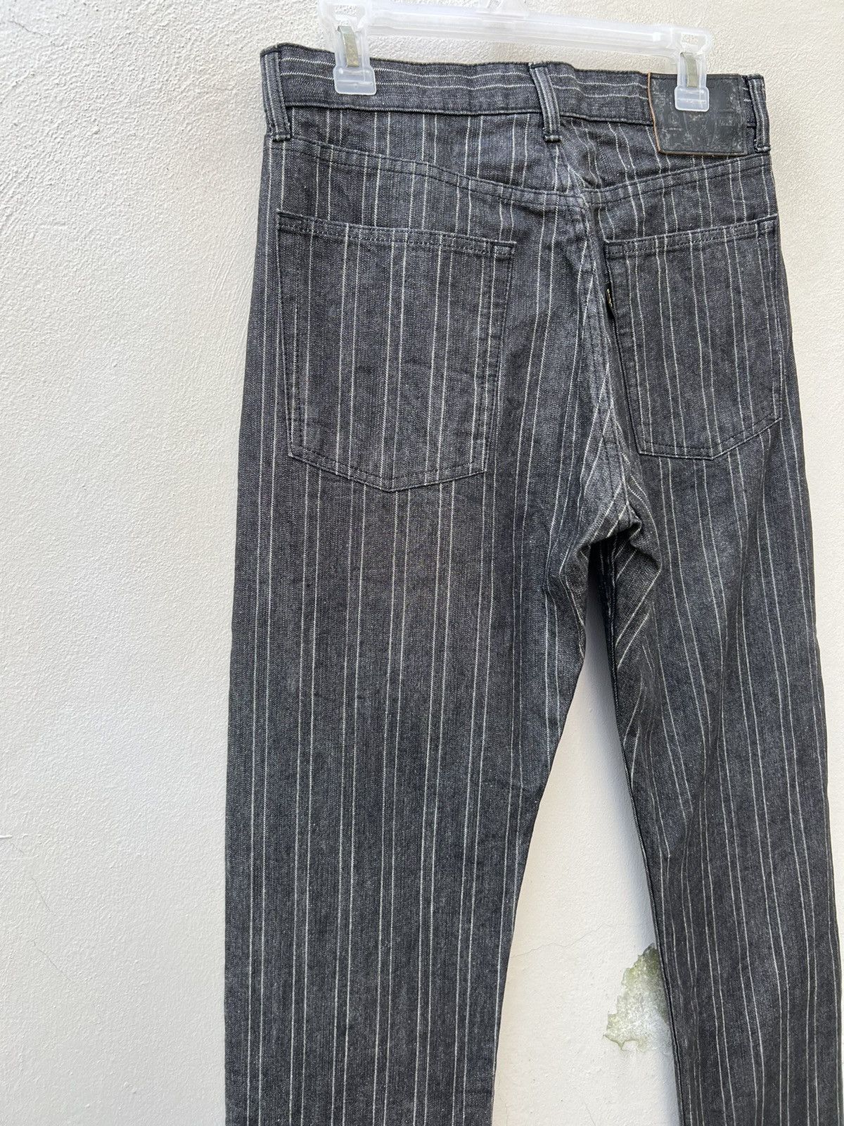 Beams Plus × Vintage Vintage 90s Beams Japan Striped Denim Jeans Size US 30 / EU 46 - 11 Thumbnail