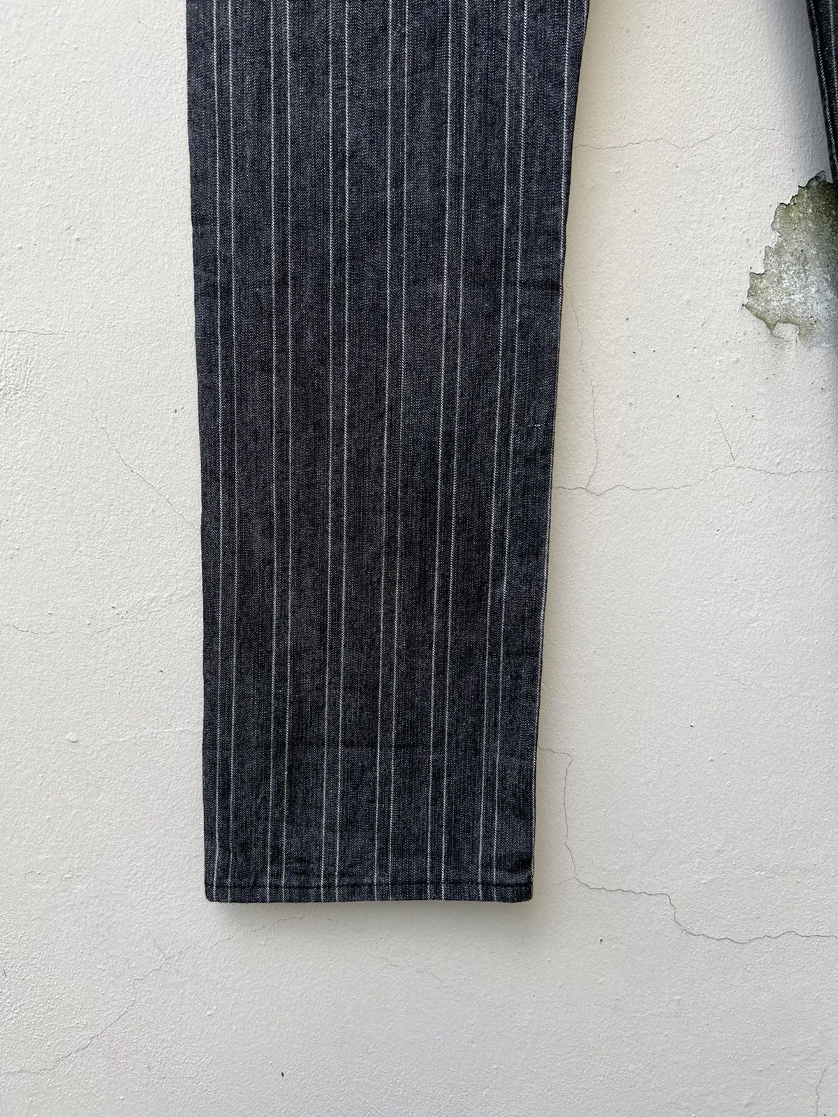 Beams Plus × Vintage Vintage 90s Beams Japan Striped Denim Jeans Size US 30 / EU 46 - 12 Thumbnail