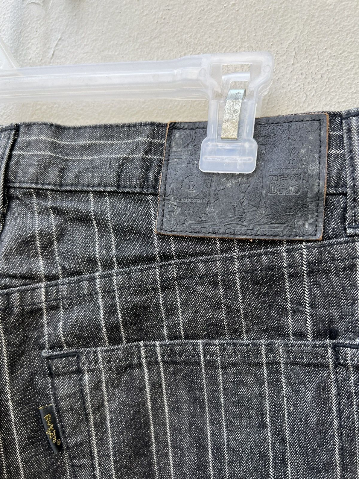 Beams Plus × Vintage Vintage 90s Beams Japan Striped Denim Jeans Size US 30 / EU 46 - 14 Thumbnail