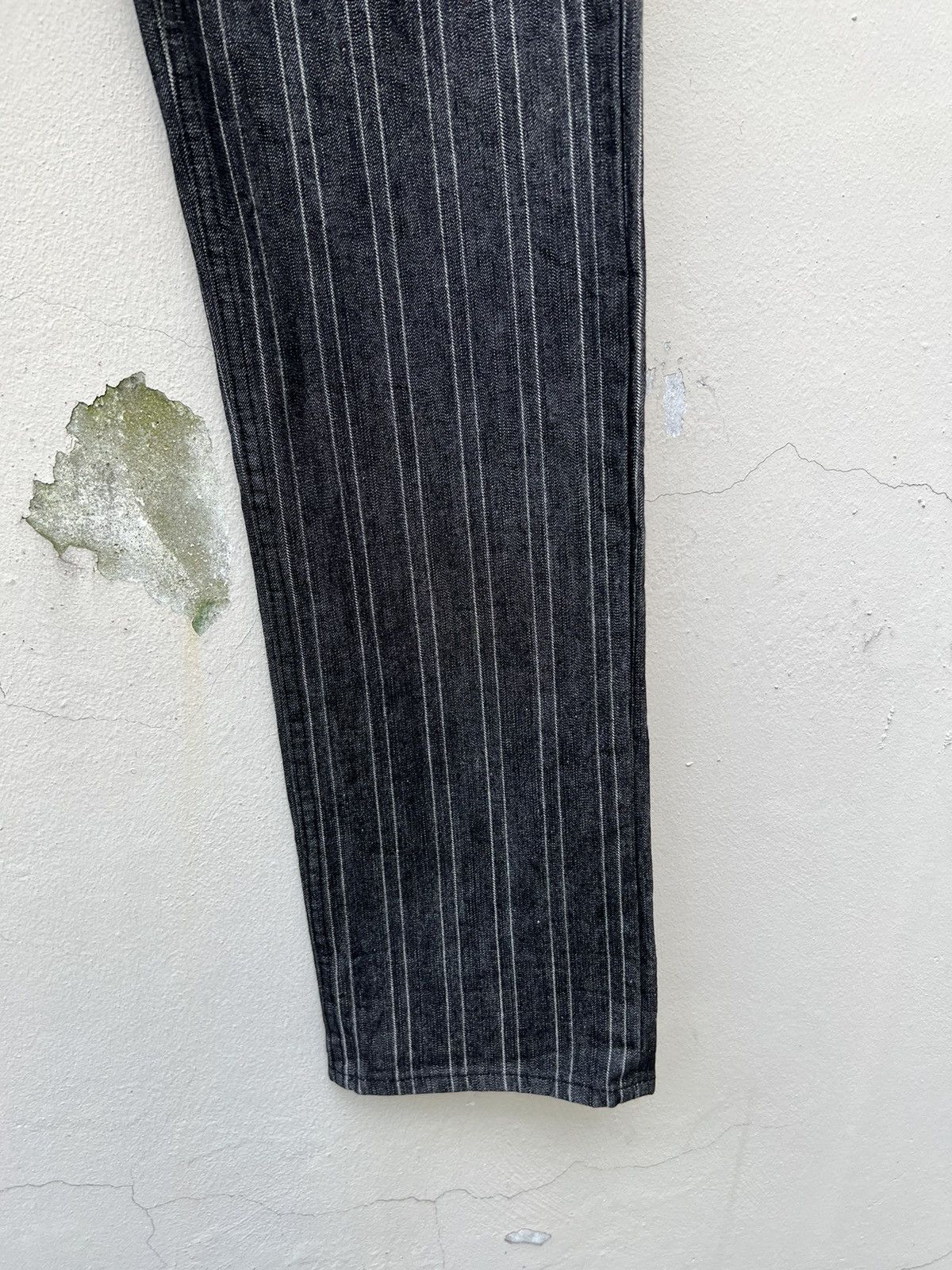 Beams Plus × Vintage Vintage 90s Beams Japan Striped Denim Jeans Size US 30 / EU 46 - 9 Thumbnail