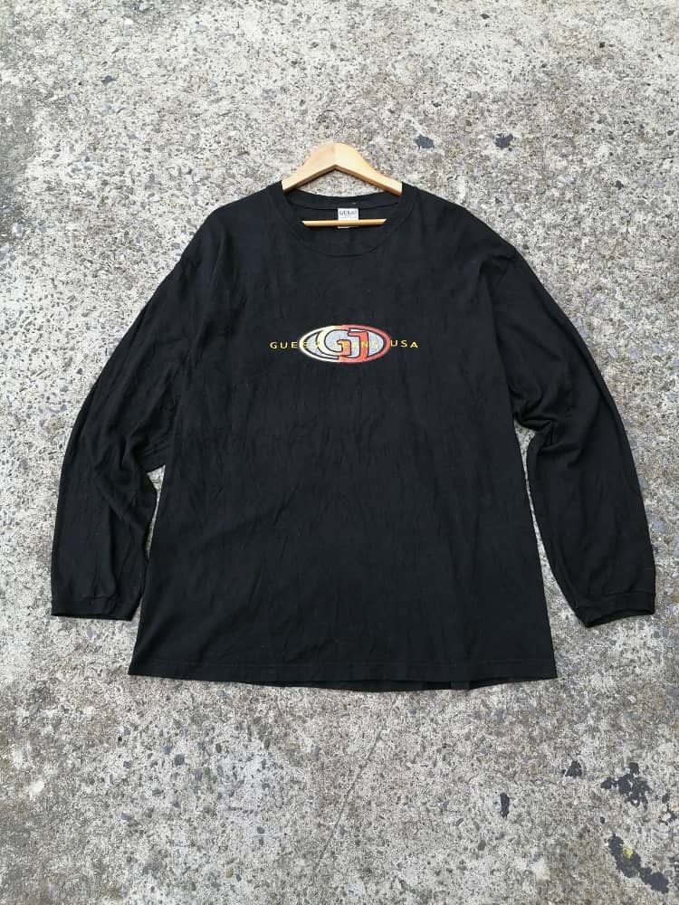 Guess × Vintage Vintage Guess Jeans Longsleeve Tee Size US L / EU 52-54 / 3 - 1 Thumbnail