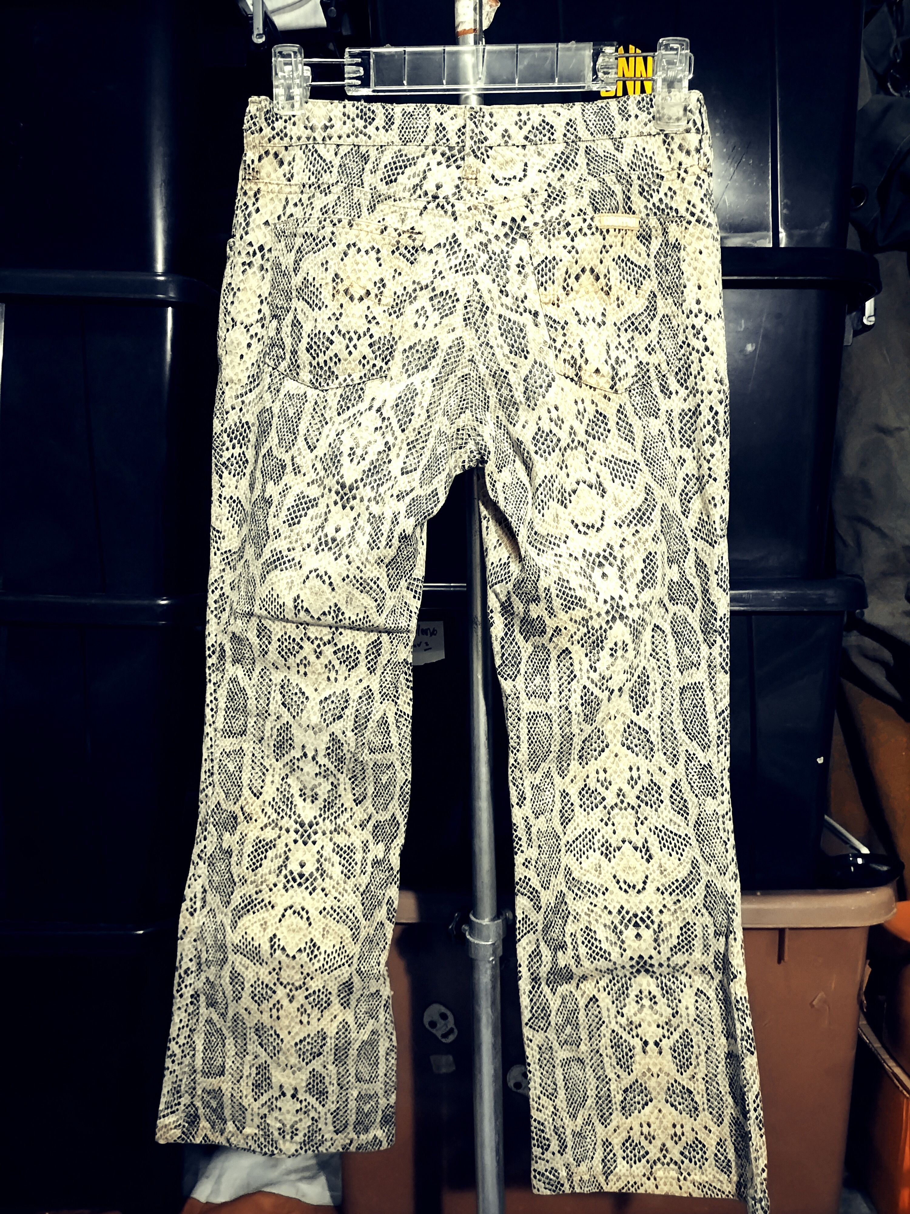 Designer Vintage Cimarron Phantom Snakes Fashion Stretchable Pants Size US 26 / EU 42 - 7 Thumbnail