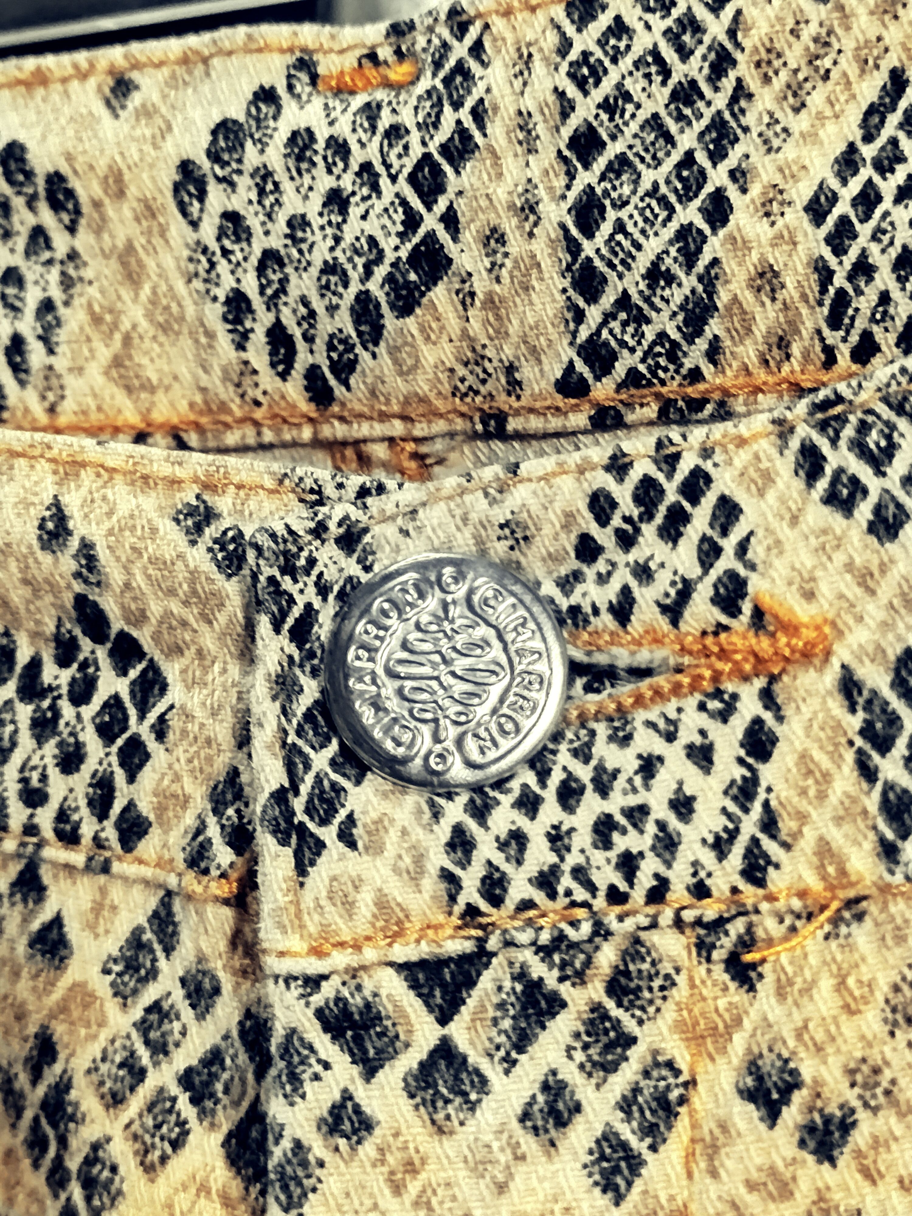 Designer Vintage Cimarron Phantom Snakes Fashion Stretchable Pants Size US 26 / EU 42 - 4 Thumbnail