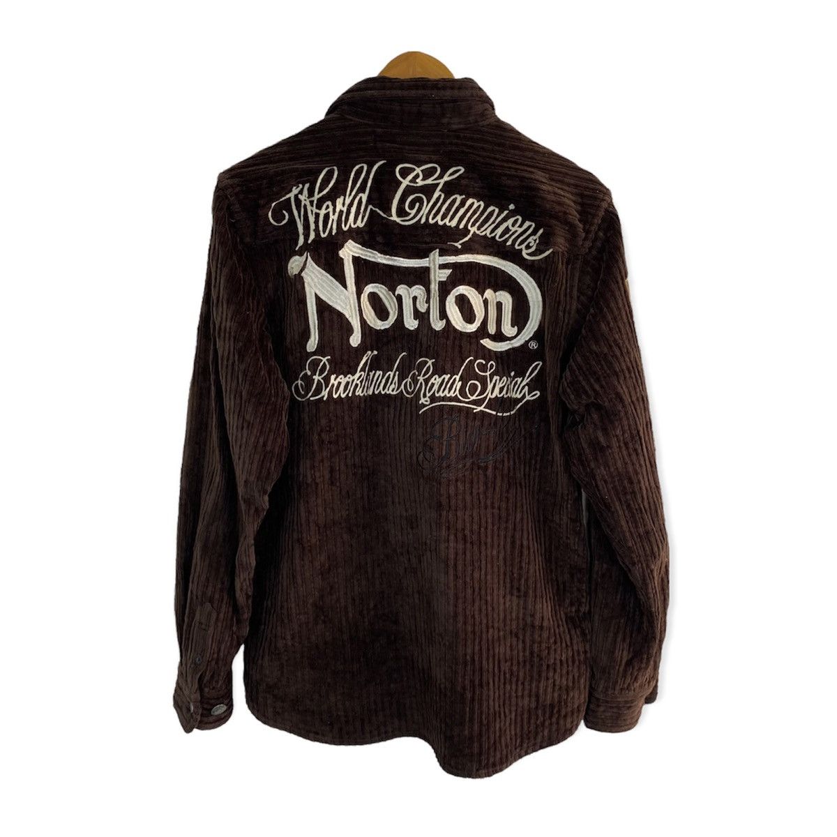 Japanese Brand × Norton Norton corduroy embroidered logo jacket Size US M / EU 48-50 / 2 - 1 Thumbnail
