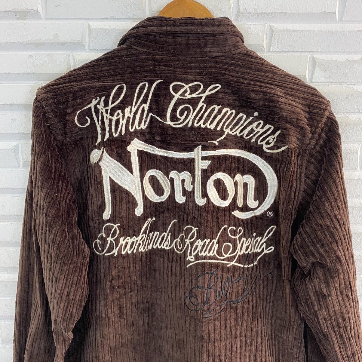 Japanese Brand × Norton Norton corduroy embroidered logo jacket Size US M / EU 48-50 / 2 - 7 Thumbnail