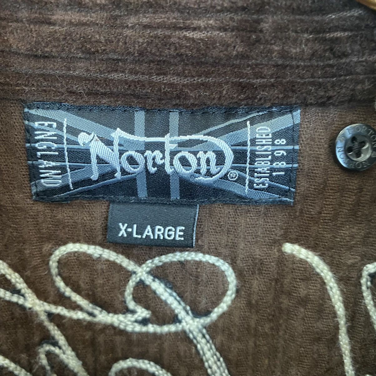 Japanese Brand × Norton Norton corduroy embroidered logo jacket Size US M / EU 48-50 / 2 - 8 Thumbnail