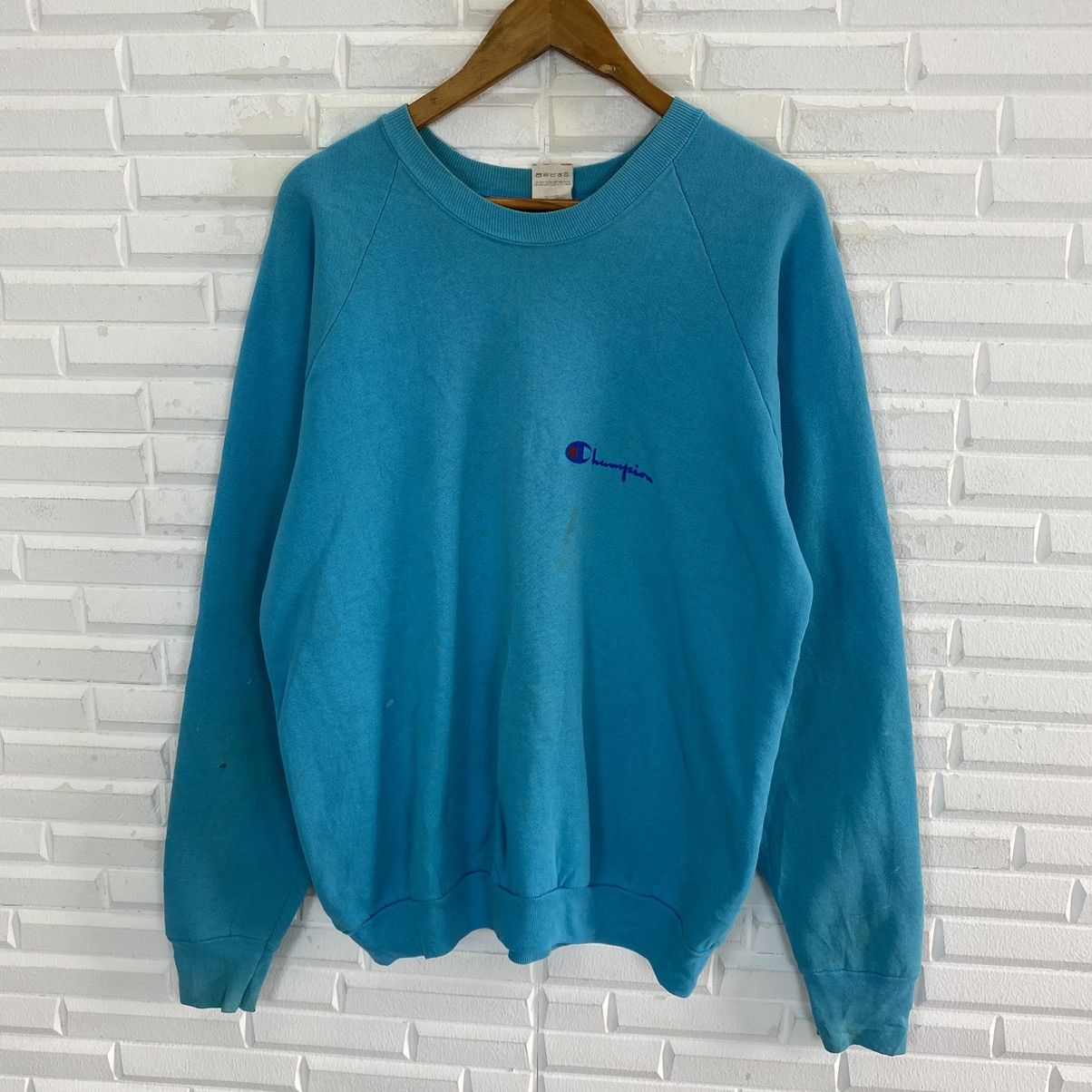 Champion × Fruit Of The Loom × Vintage Rare!! Vintage Champion crewneck small logo Size US M / EU 48-50 / 2 - 4 Thumbnail
